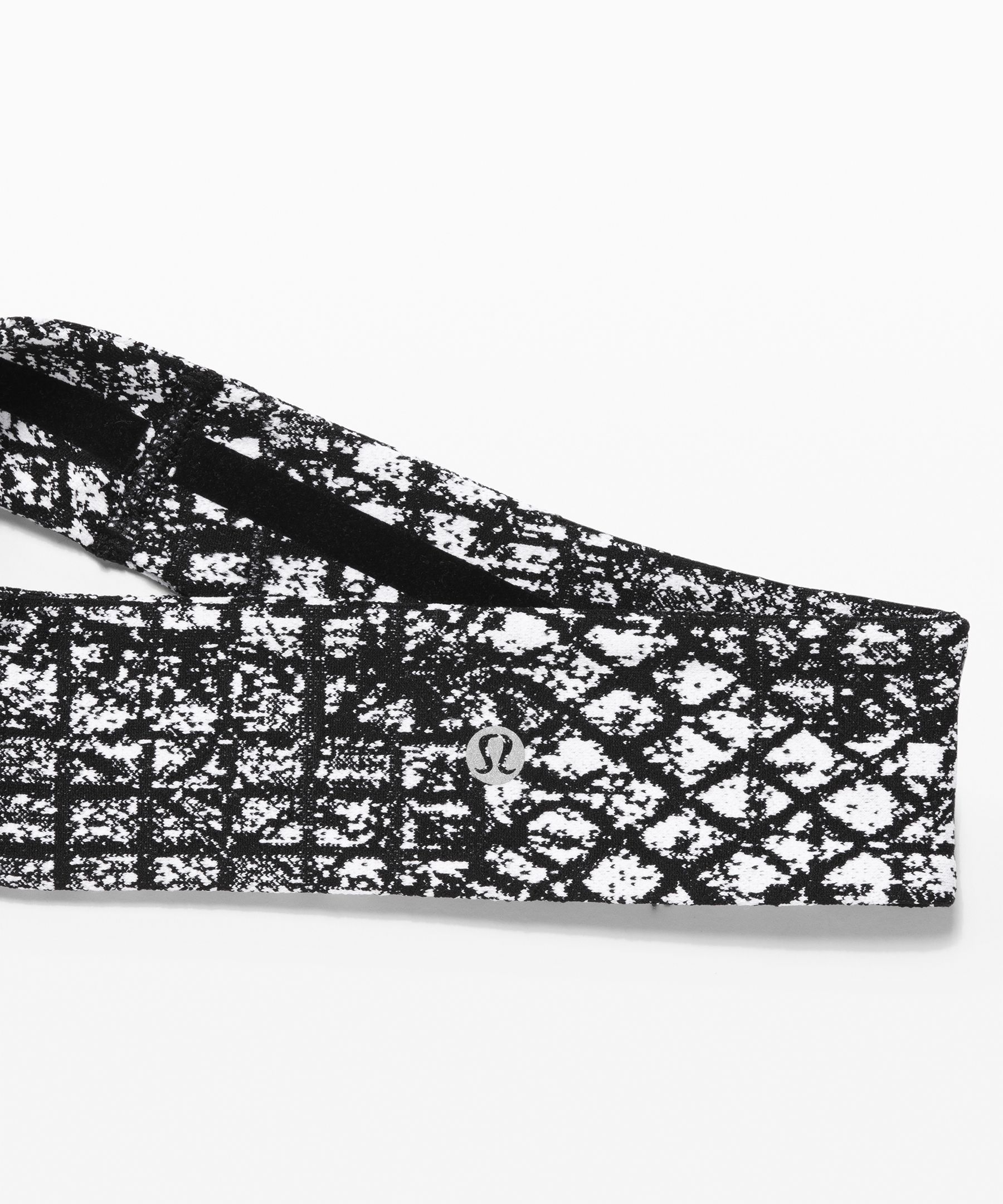 Tectonic Jacquard White Black Fly Away Tamer Headband II Luxtreme