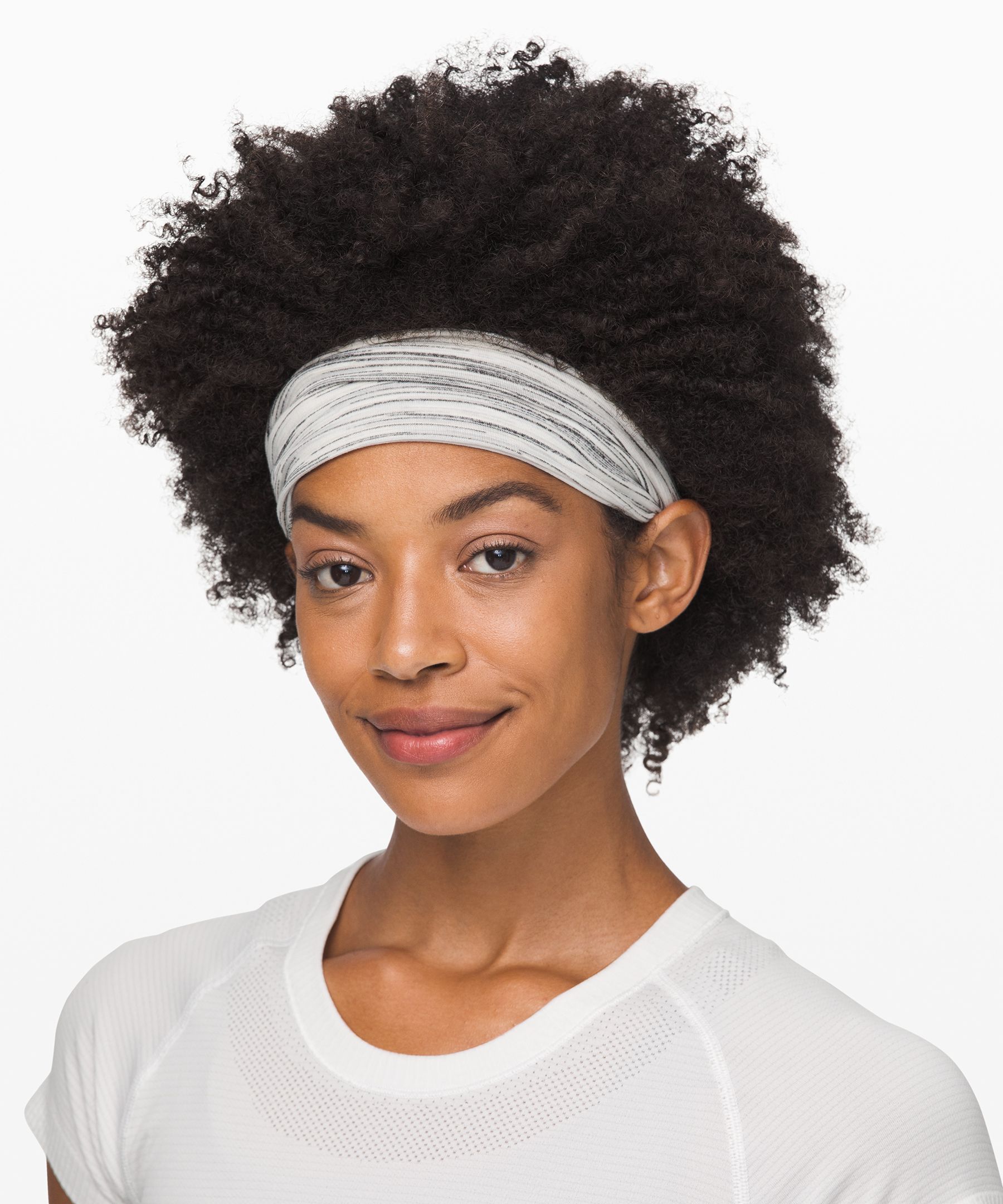 Lululemon Fringe Fighter Headband In White