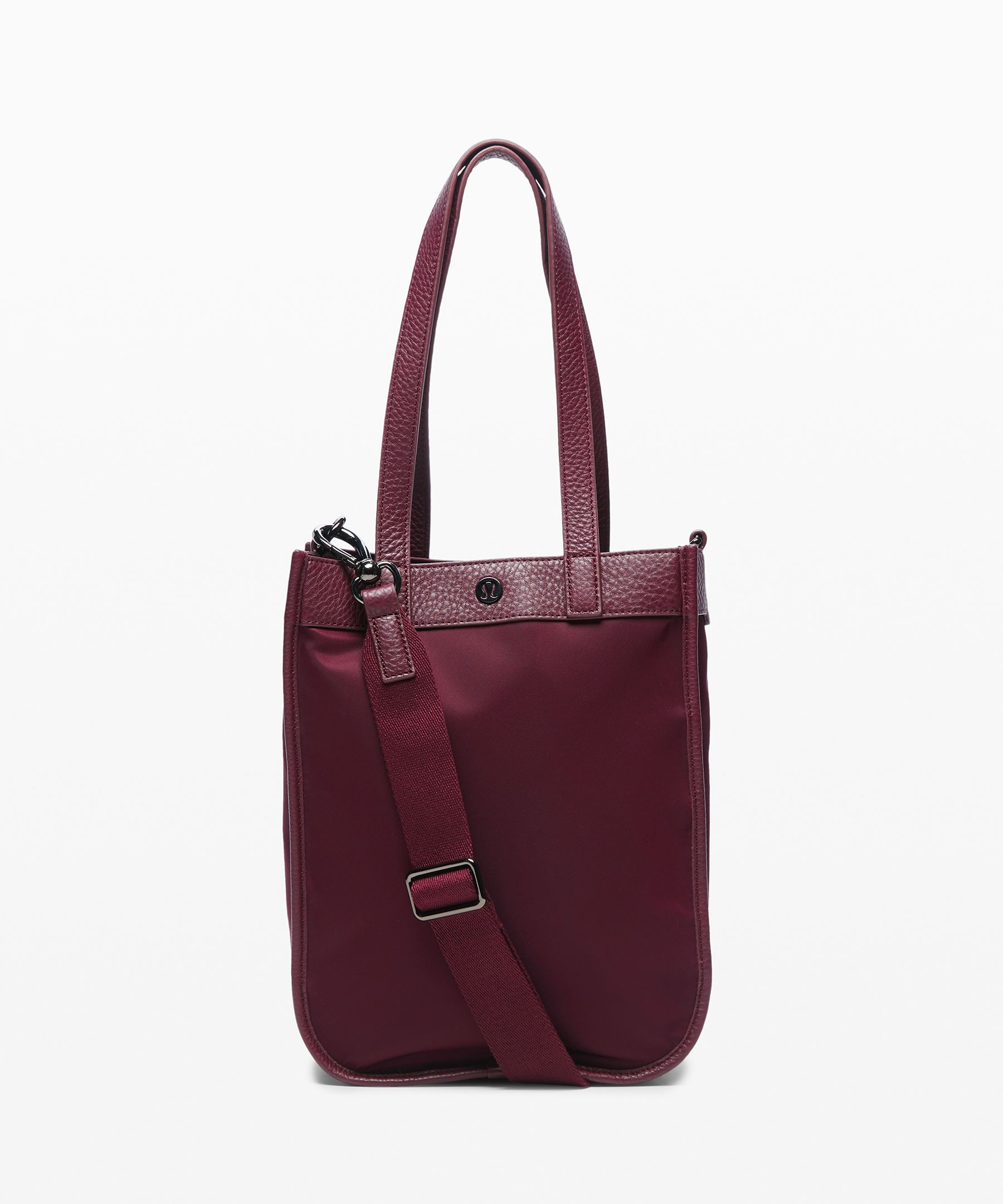 Lululemon Now And Always Tote Mini *8l In Burgundy