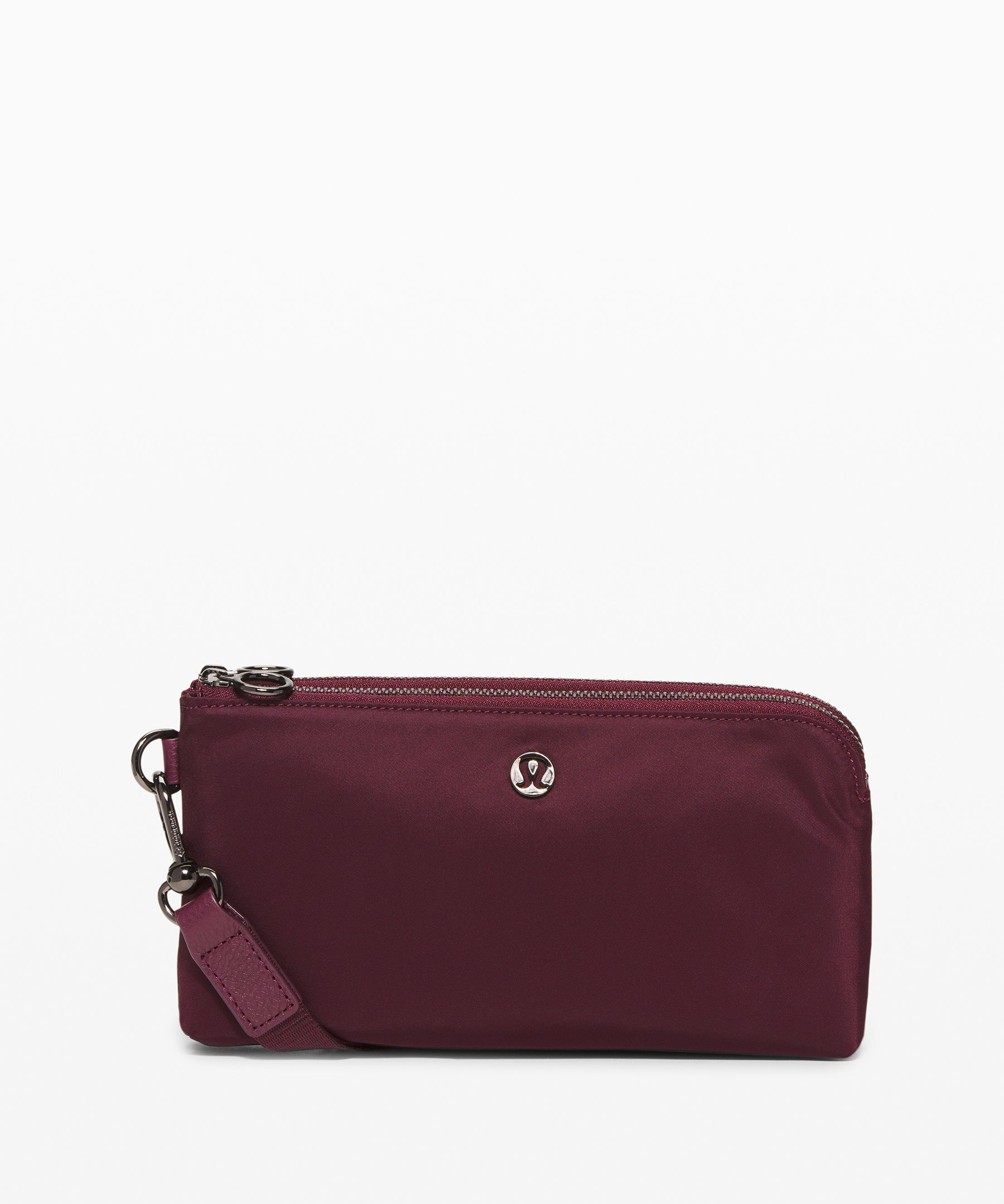 Lululemon Now And Always Pouch In Burgundy