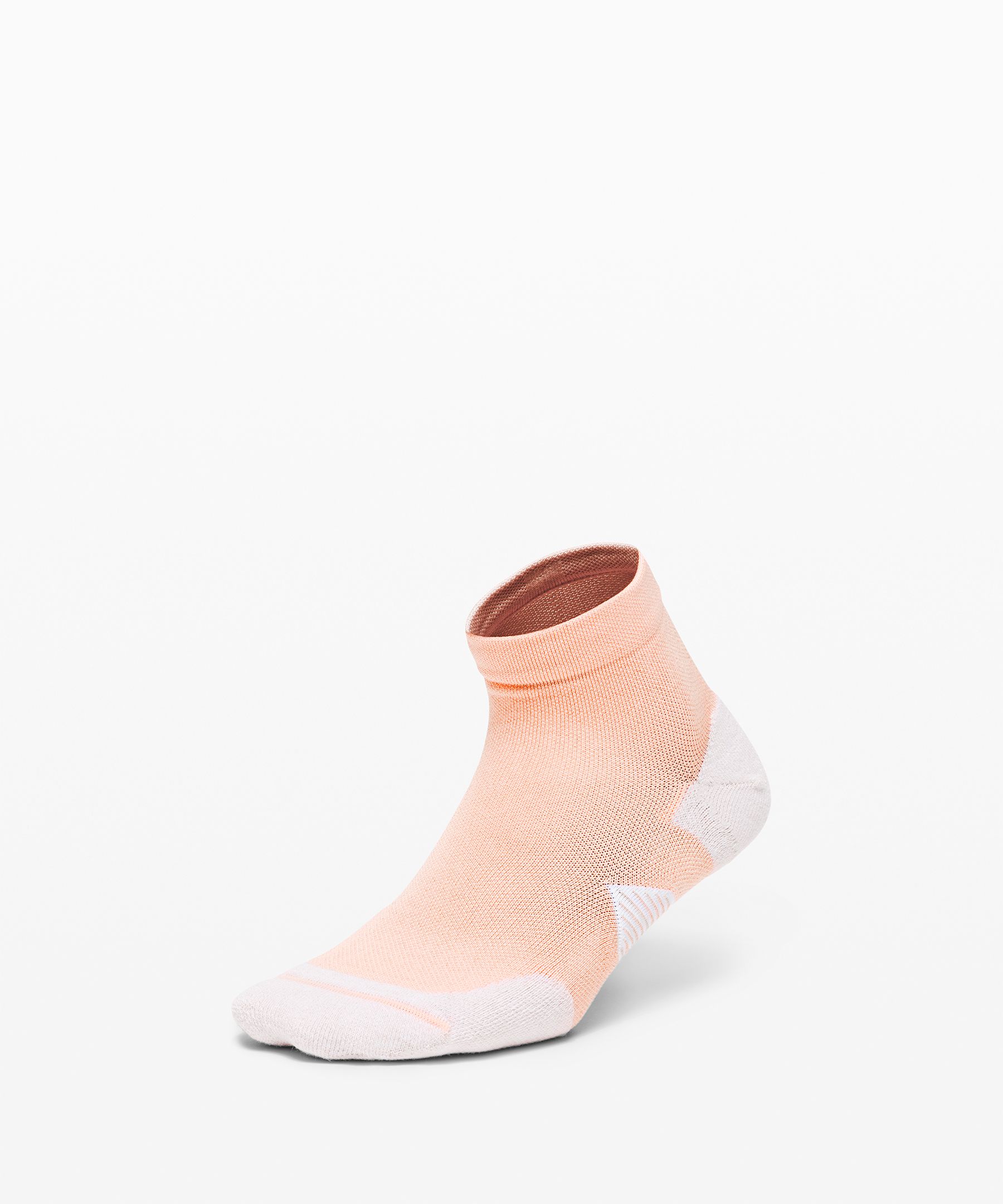 Lululemon Speed Ankle Sock *silver In Ballet Slipper/white ModeSens