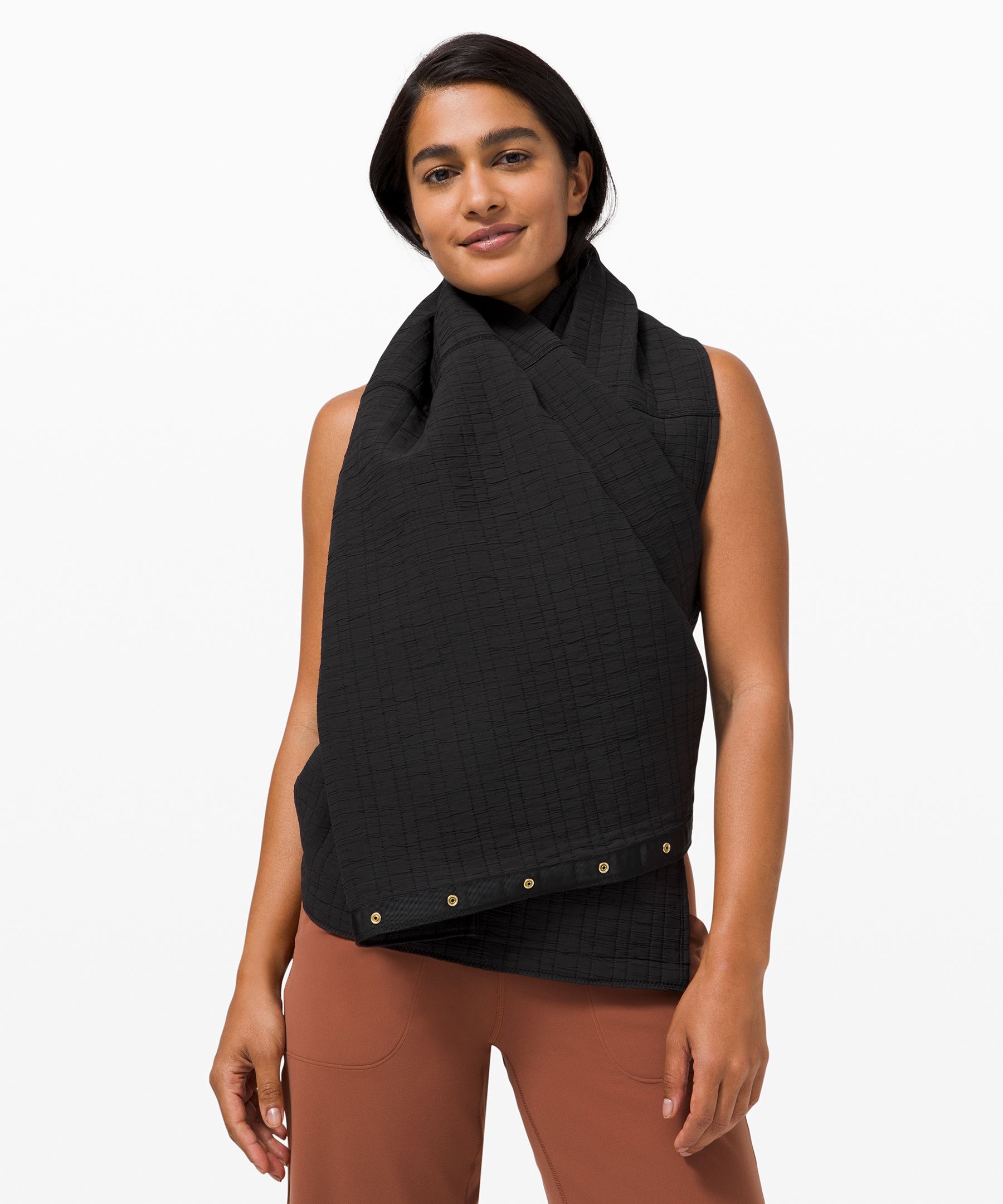 lululemon scarf with buttons