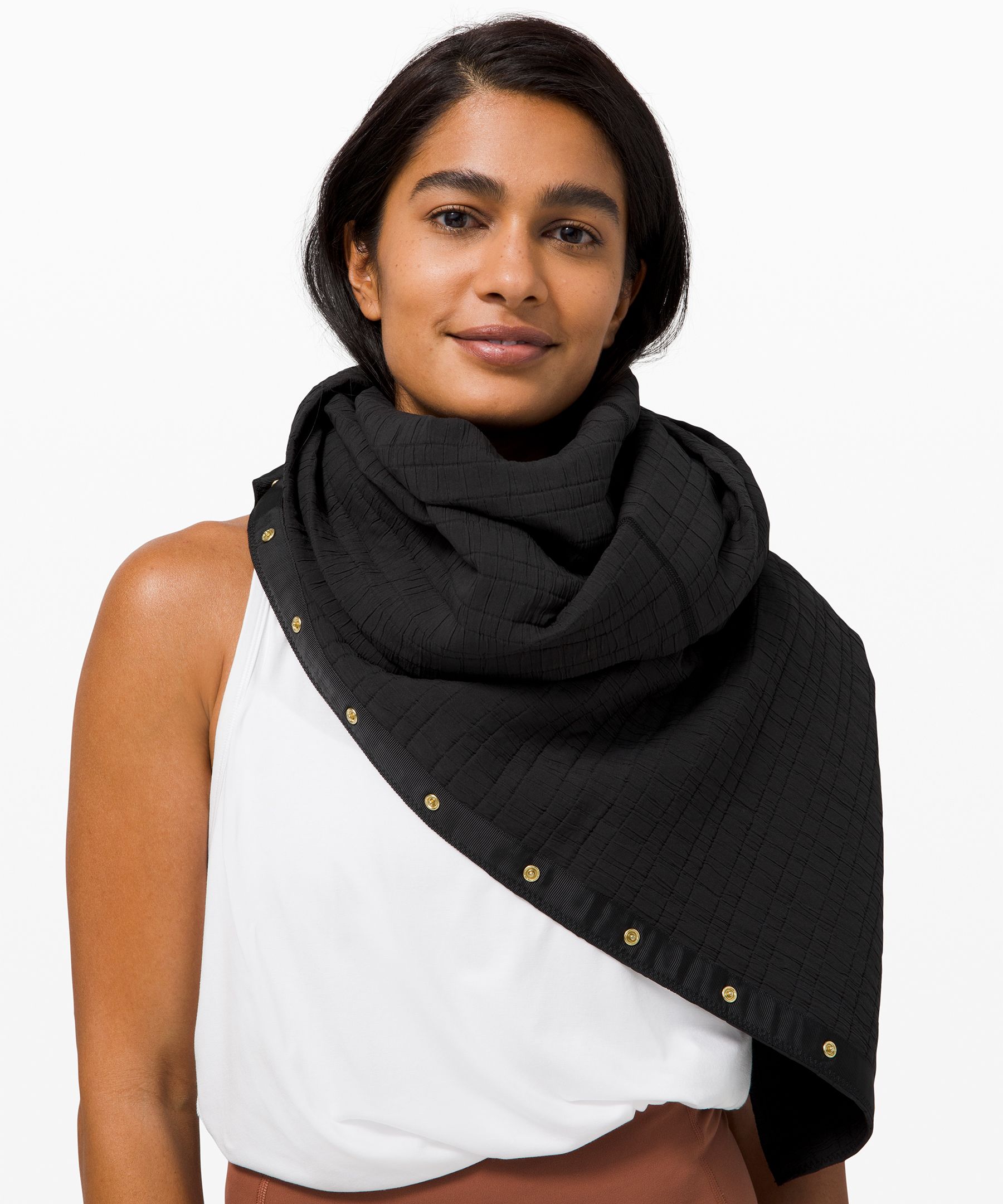 lululemon scarf with buttons