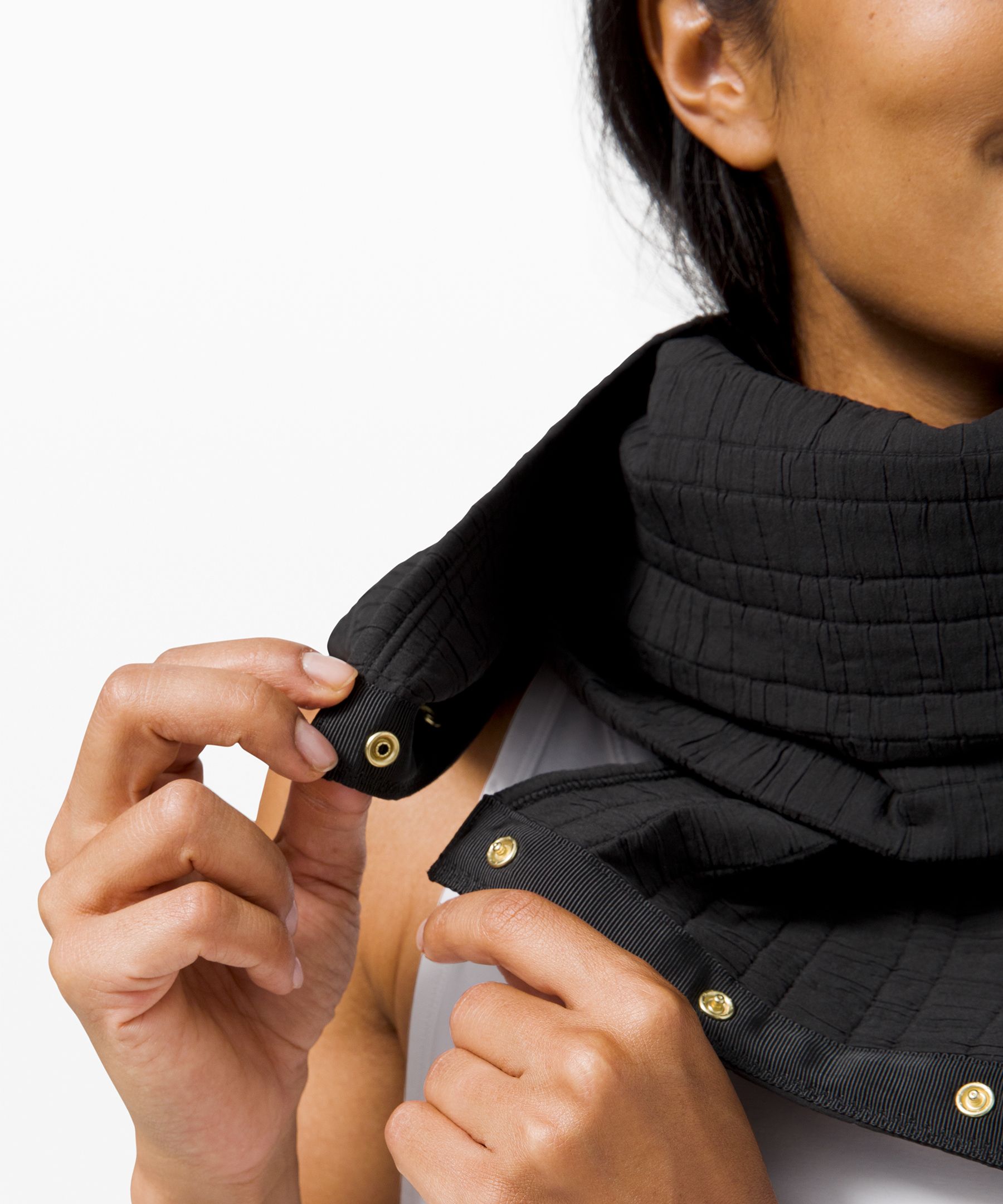 lululemon scarf with buttons