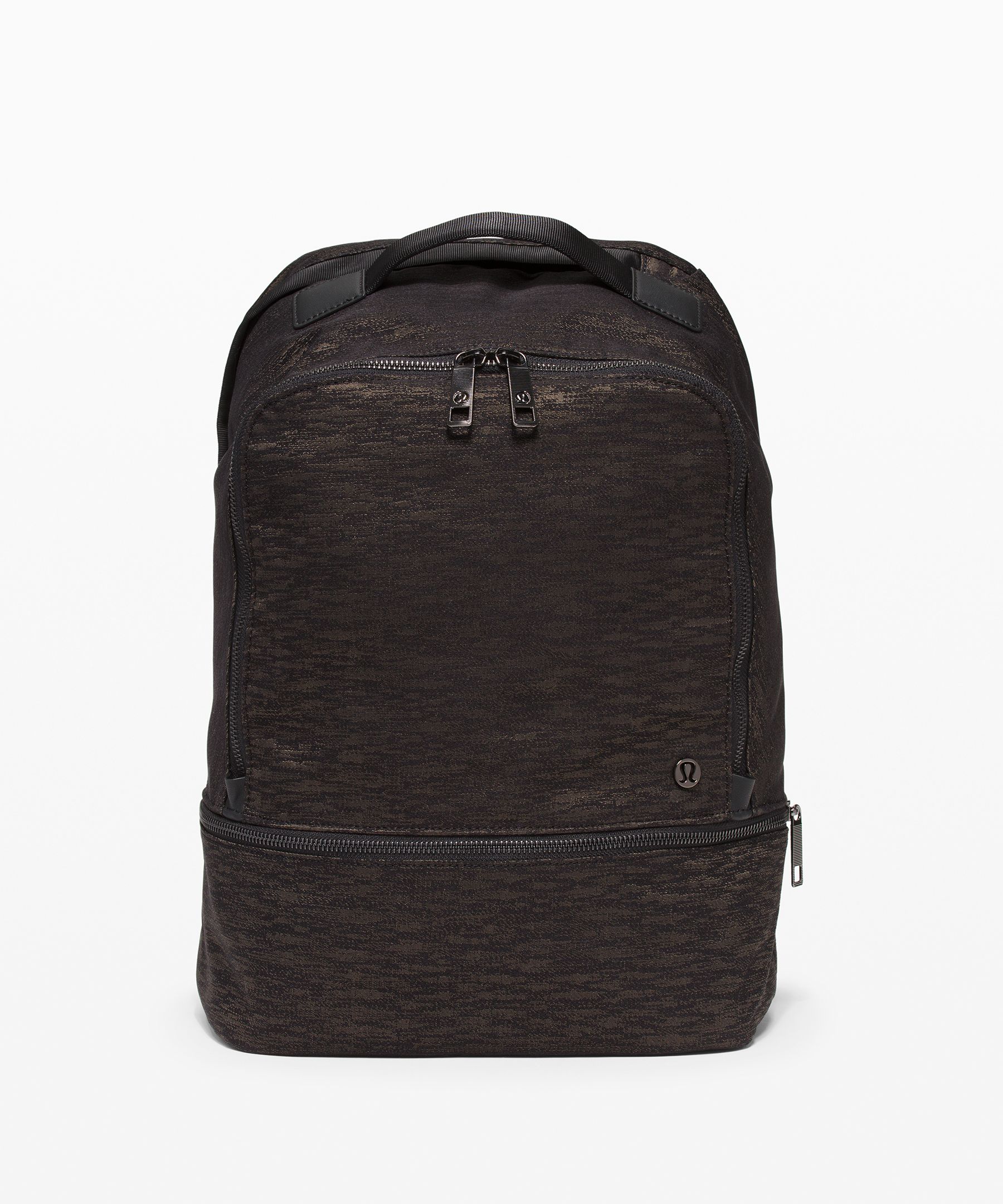 Lululemon City Adventurer Backpack *17l In Aqueous Ikat Jacquard Black Highlander