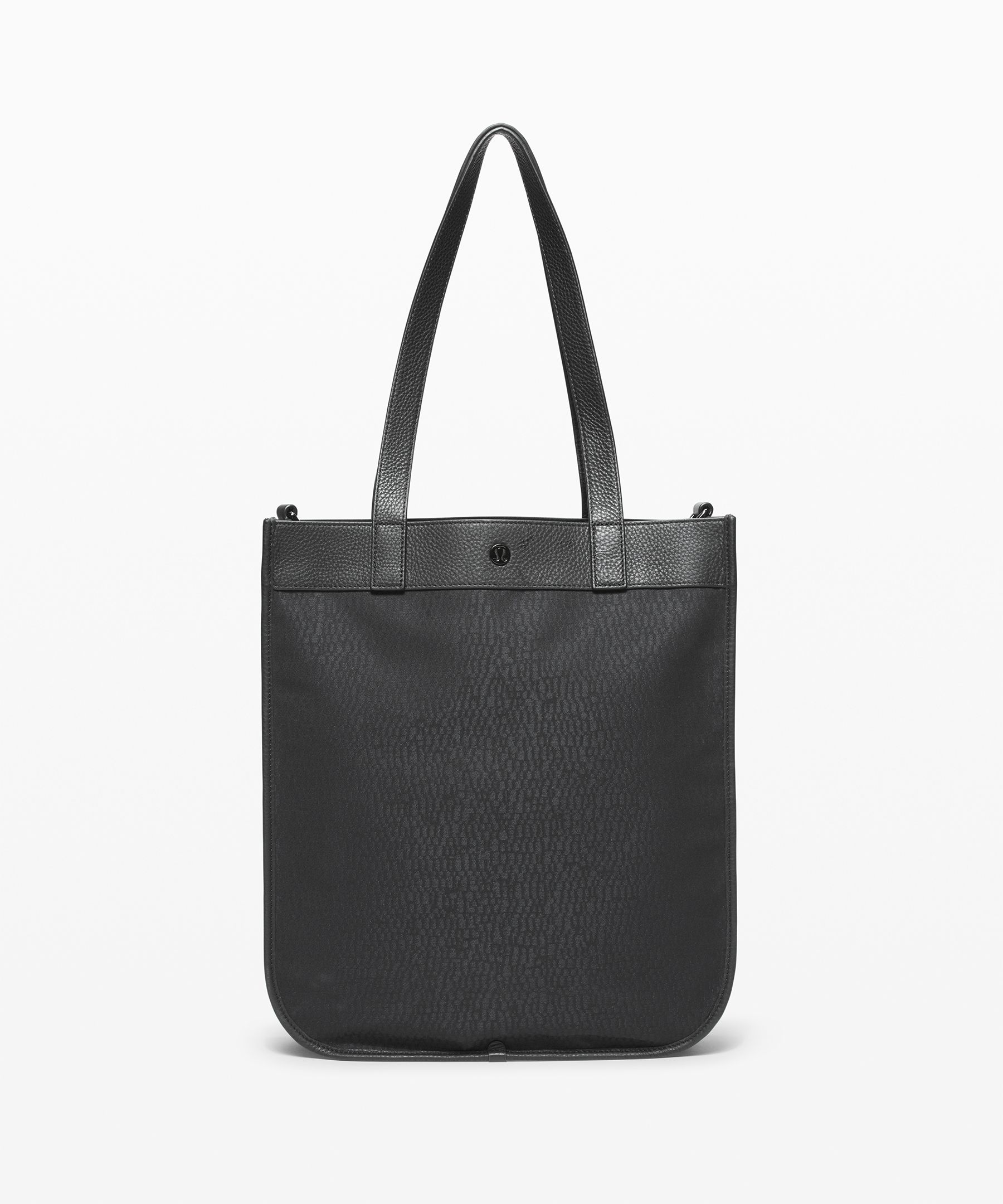 Lululemon Now And Always Tote *15l In Stacked Jacquard Black Midnight