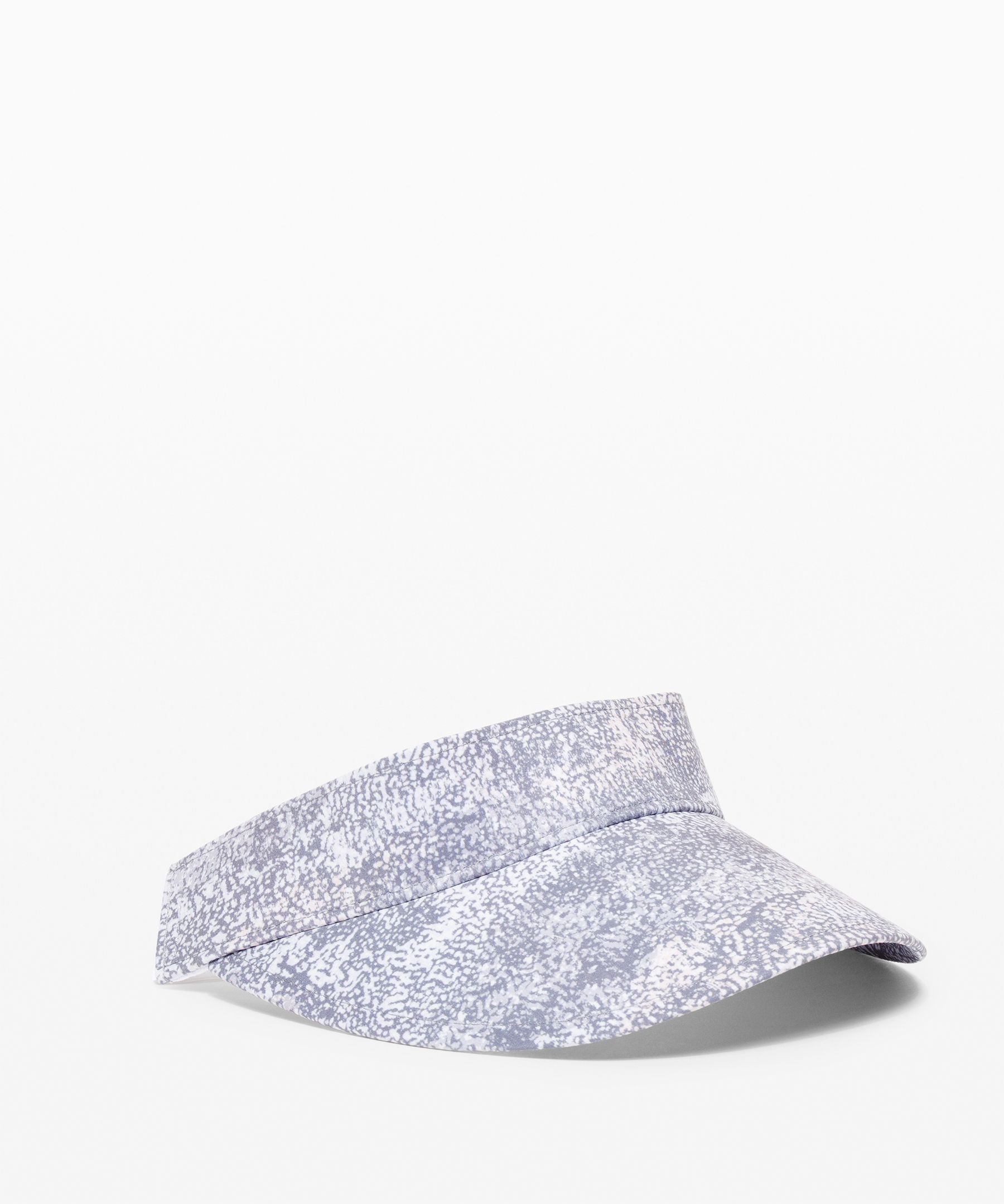 Lululemon Fast Paced Visor In Frozen Vista Alpine White Multi