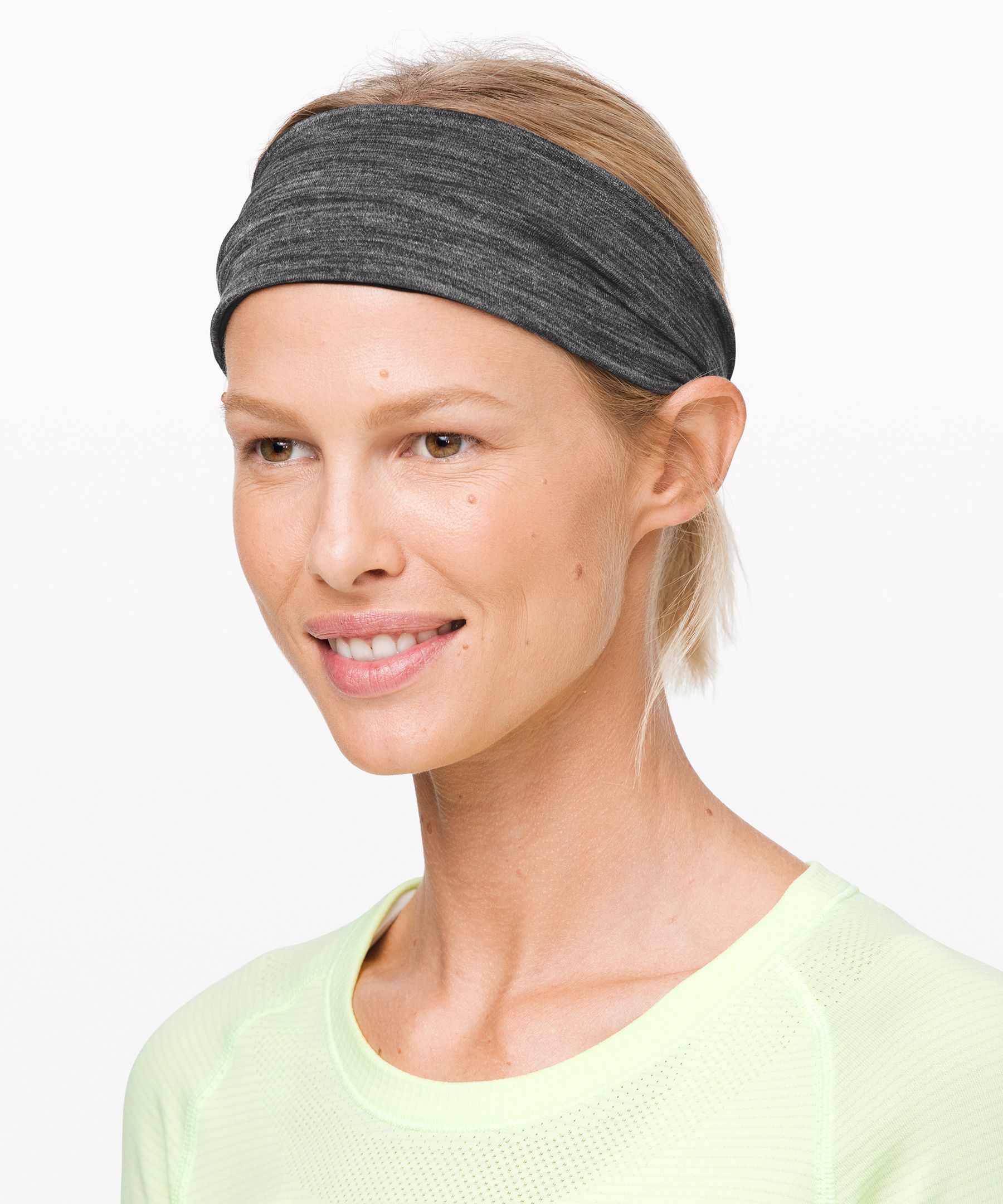 lululemon athletica Nulu Wide Reversible Headband - Color White in
