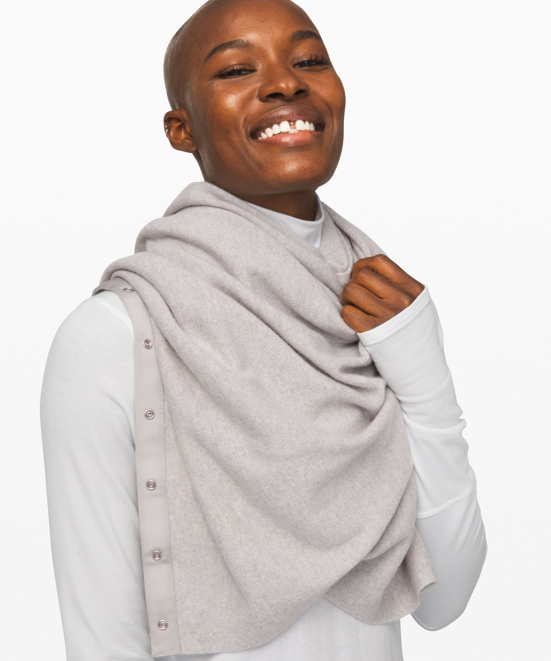 Lululemon Vinyasa Scarf *cashmere In Gray ModeSens