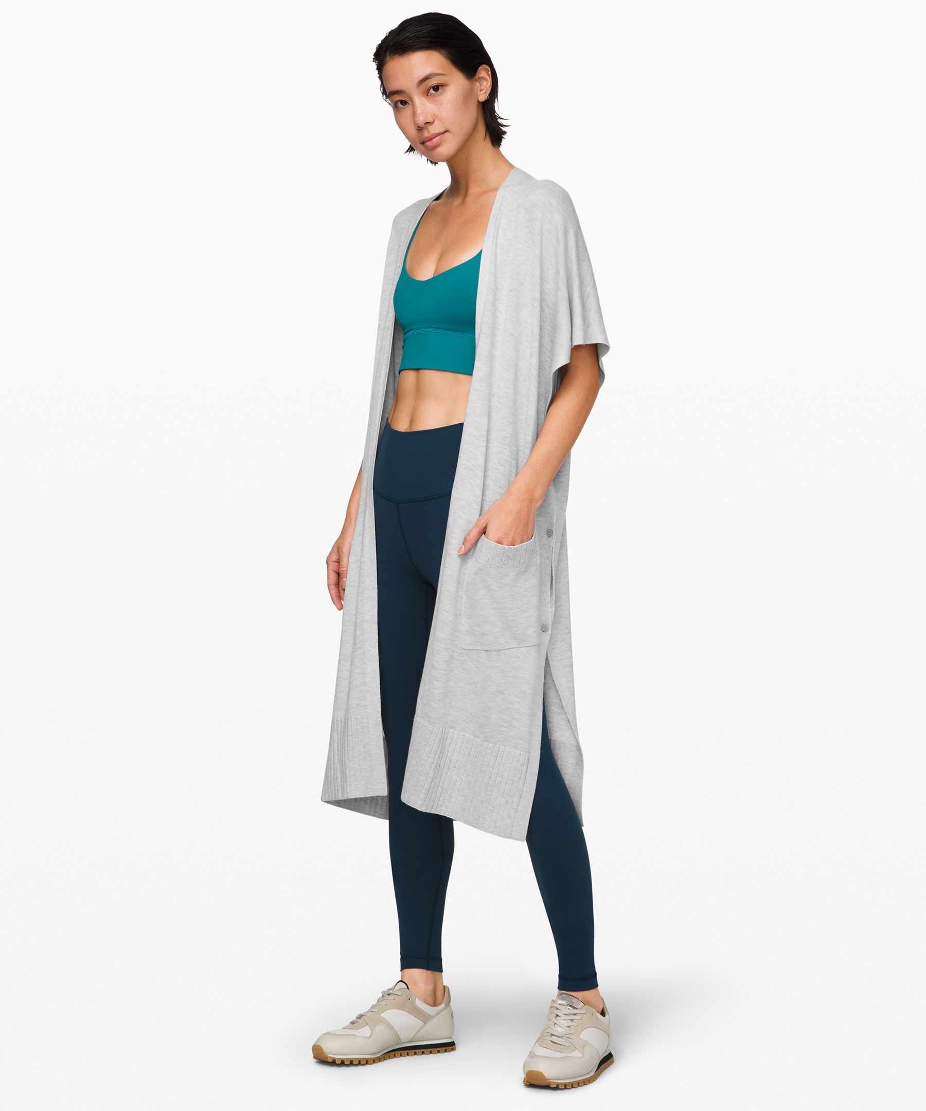 Lululemon On Your Way Wrap In Heathered Core Ultra Light Grey
