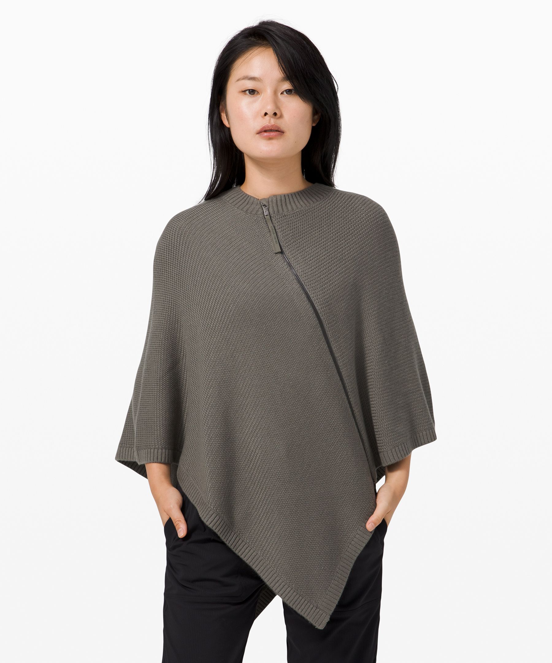 Lululemon On The Go Poncho *online Only In Grey