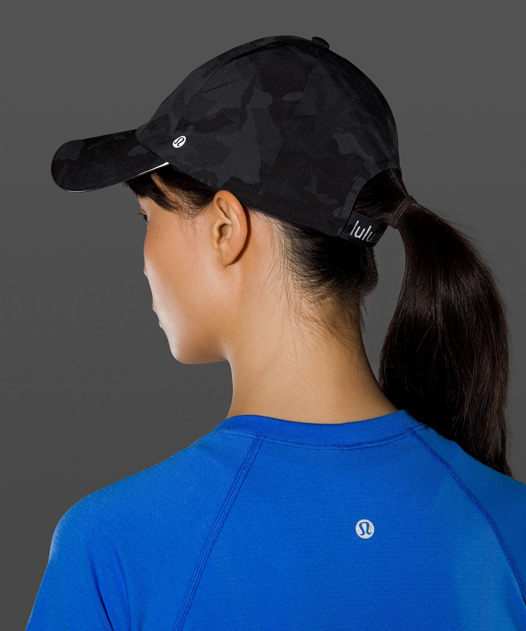 Black Fast N Free ponytail running hat, but the rest are dupes