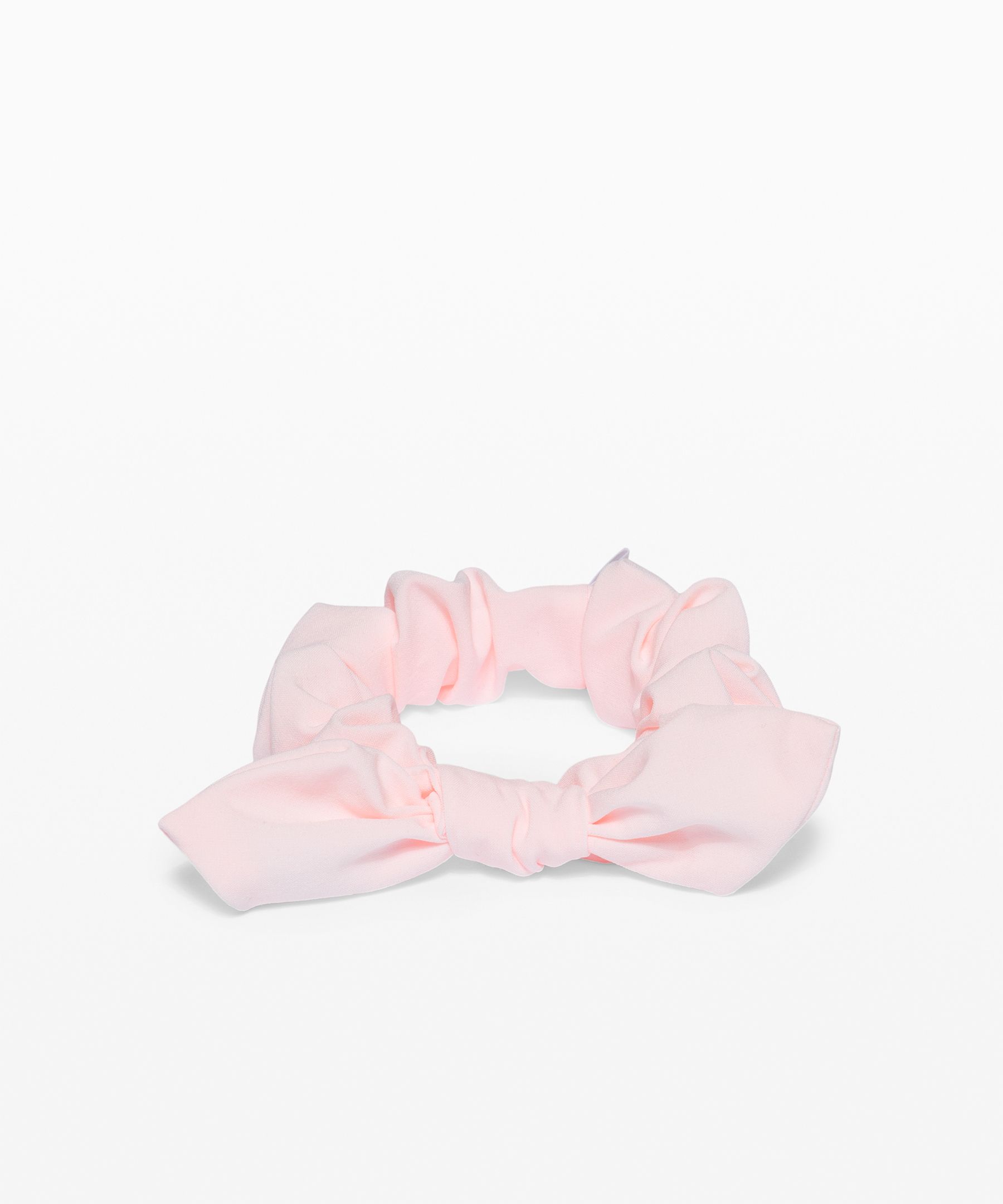 Lululemon Uplifting Scrunchie *bow In Pink