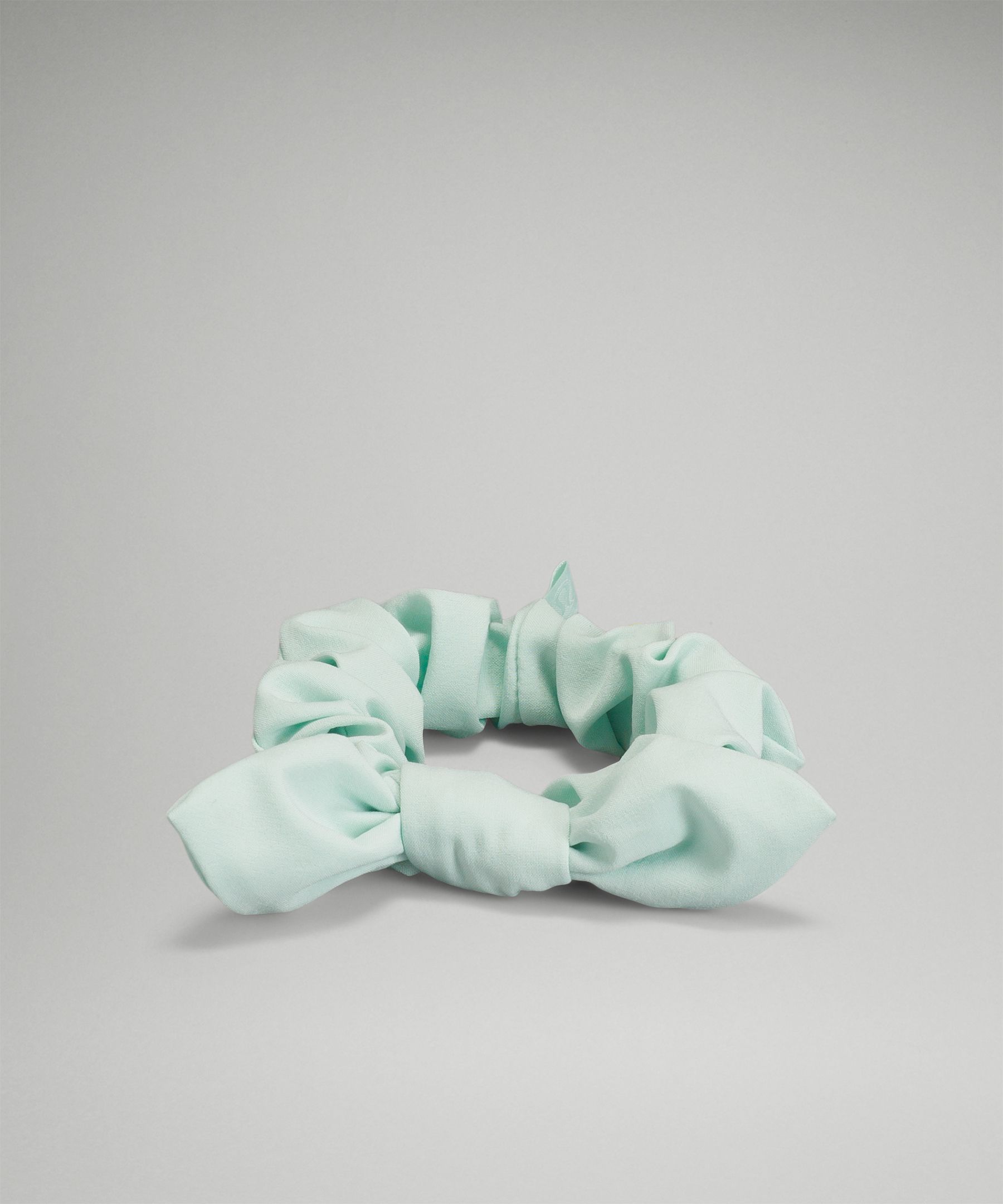 Lululemon Uplifting Scrunchie Bow In Delicate Mint