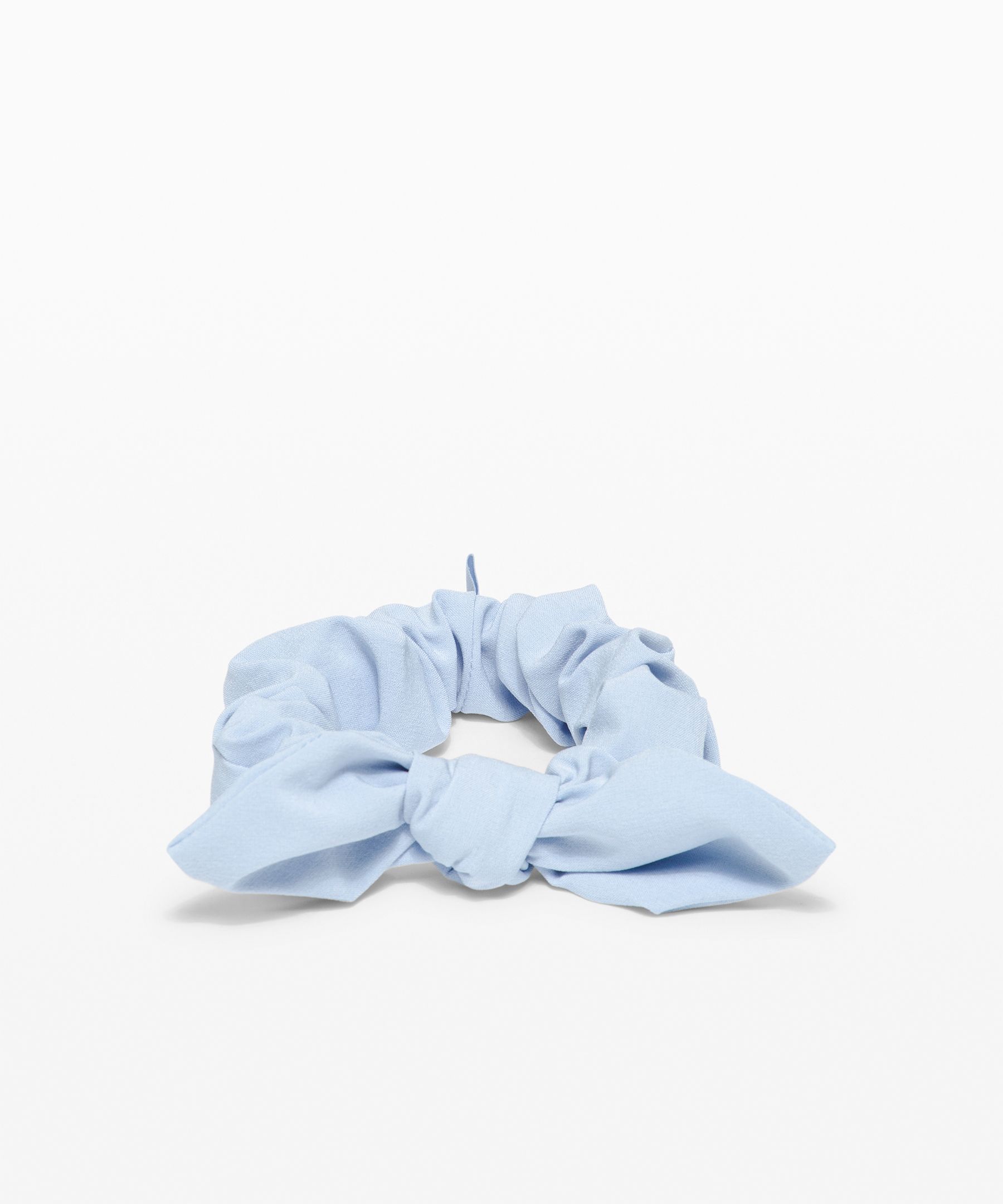 Lululemon Uplifting Bow Scrunchie In Blue Linen