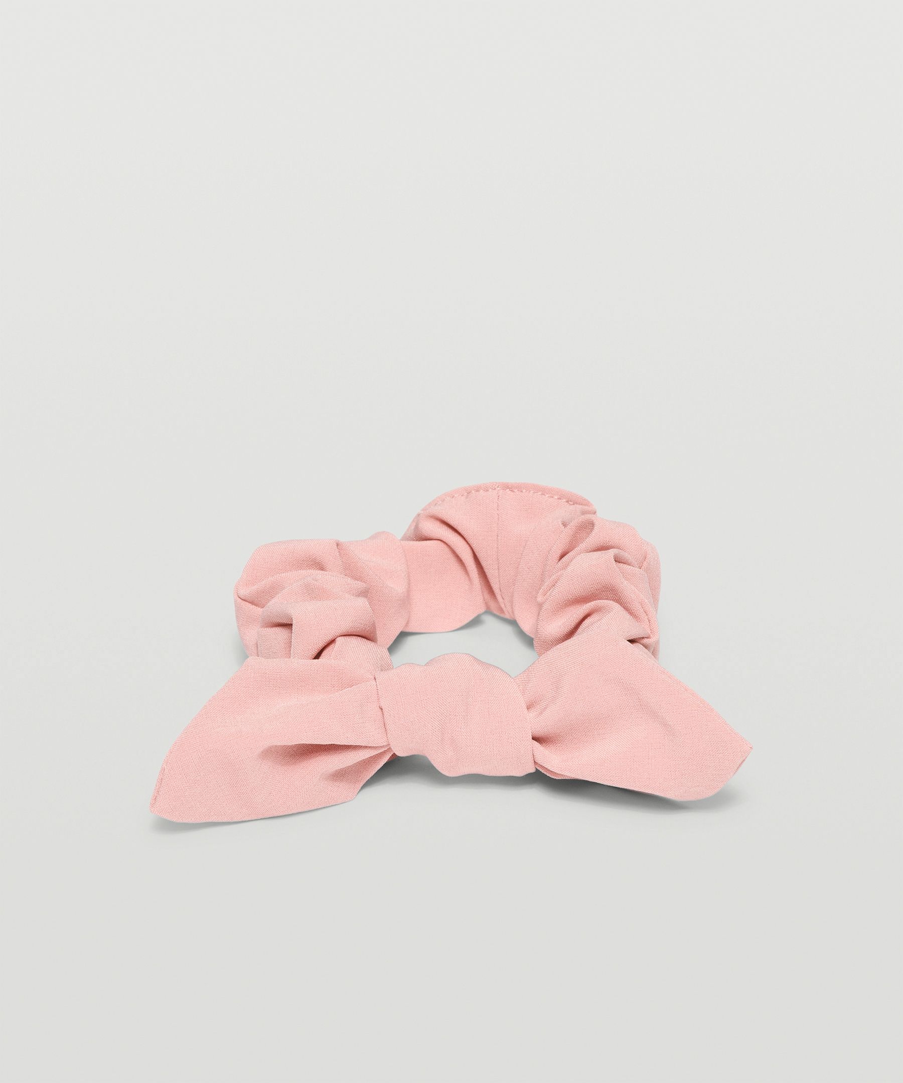 Lululemon Uplifting Scrunchie Bow In Pink Puff