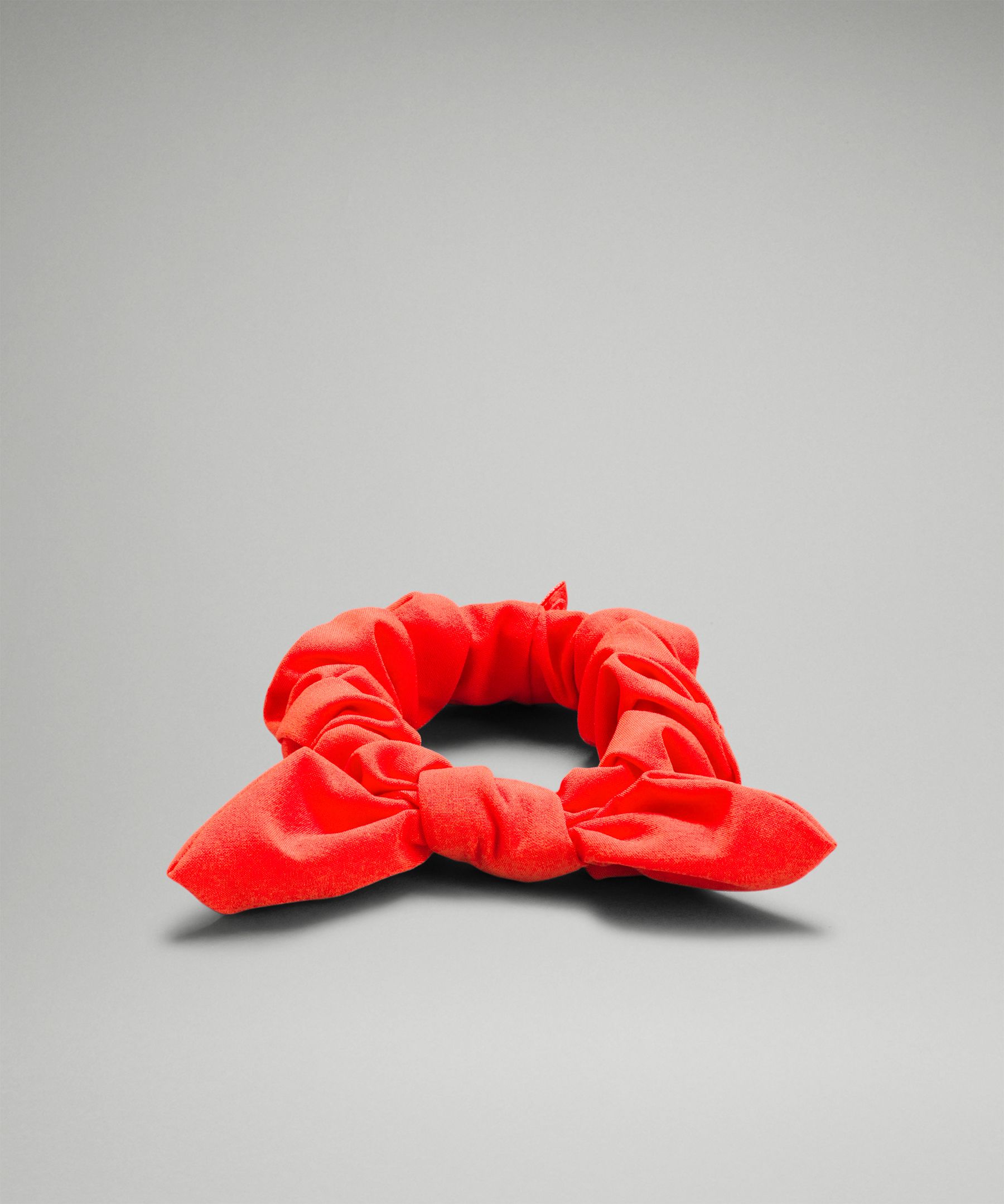 Lululemon Uplifting Bow Scrunchie In Autumn Red