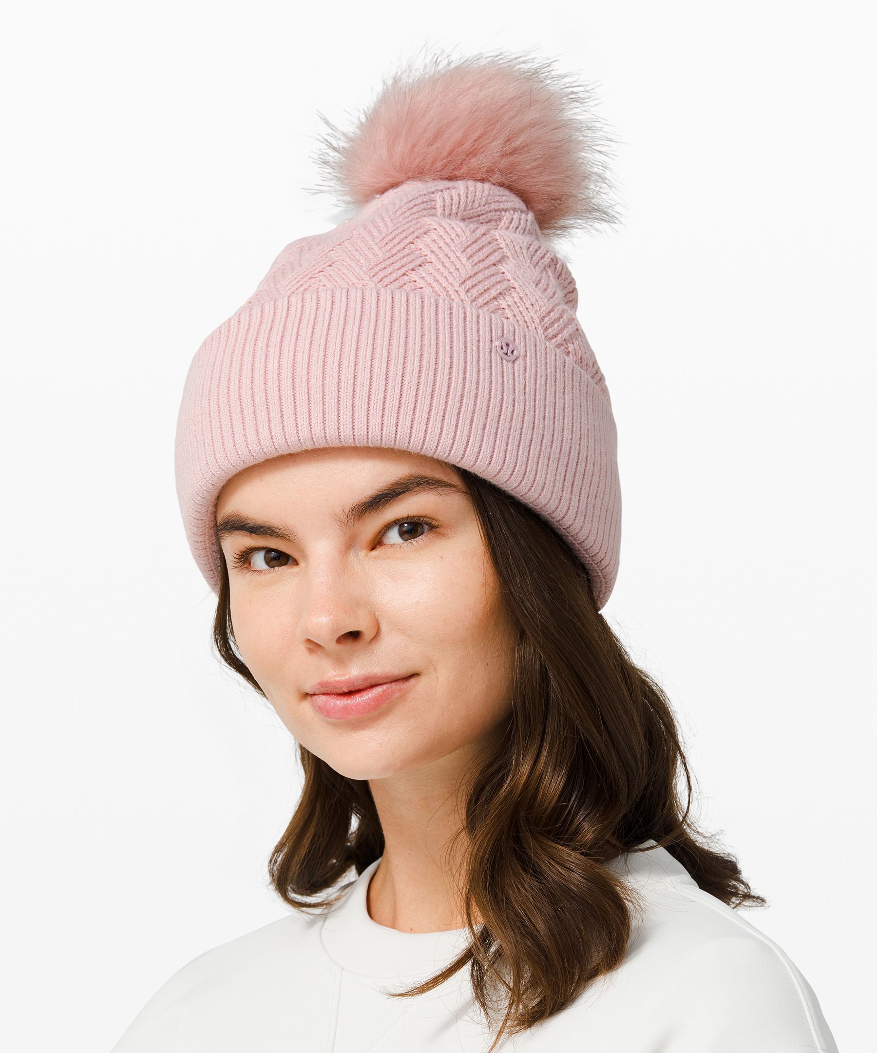 Lululemon beanie with cheap pom pom