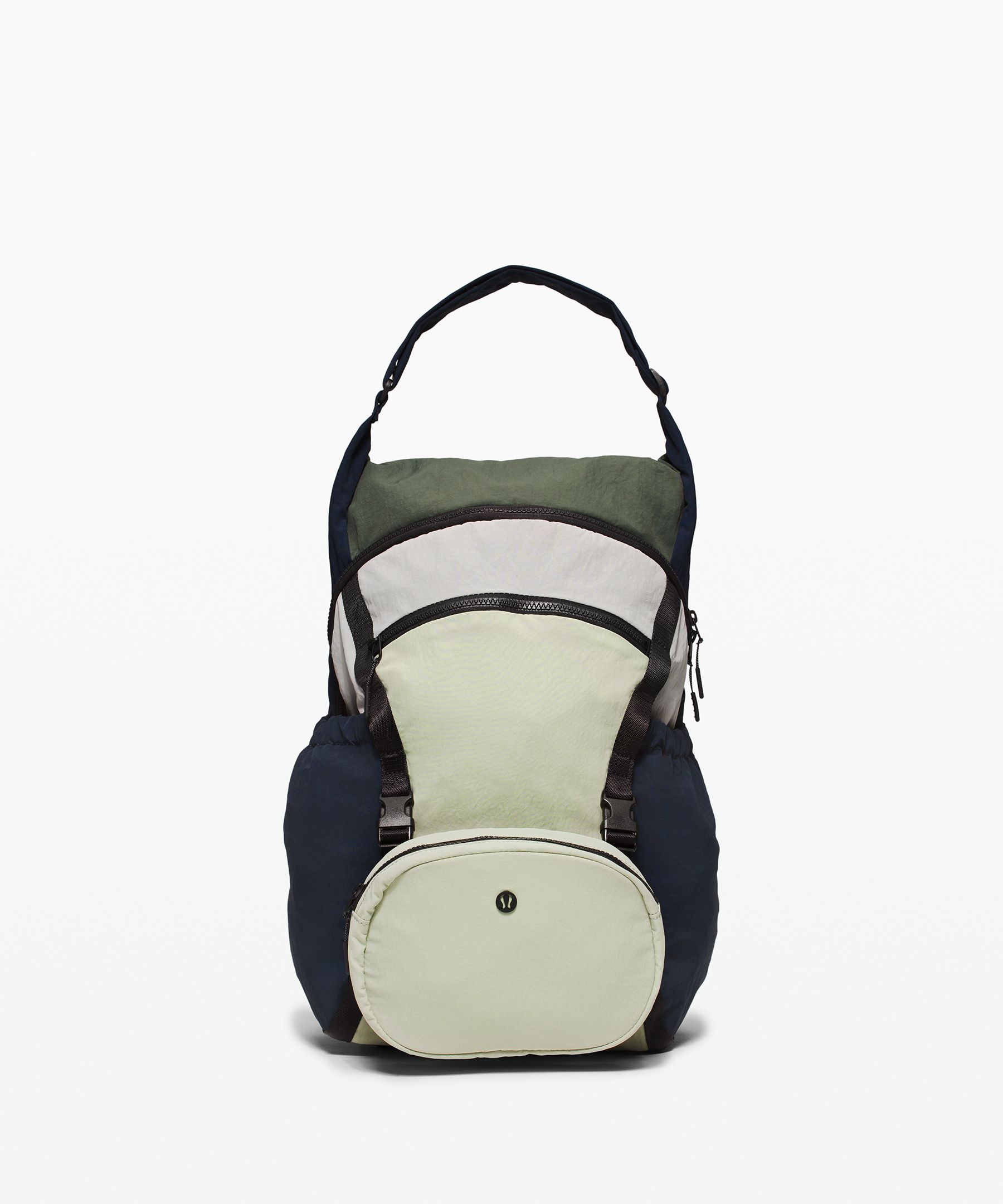 green lululemon backpack