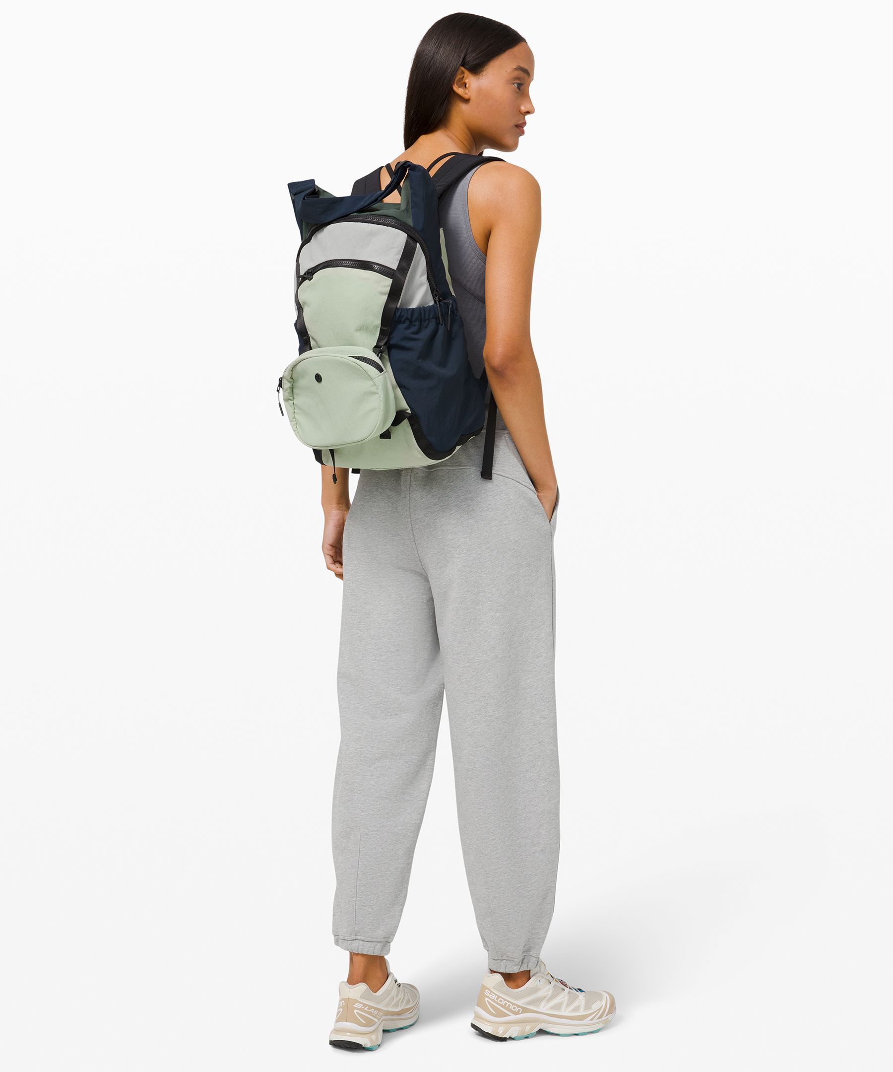 lululemon grey backpack