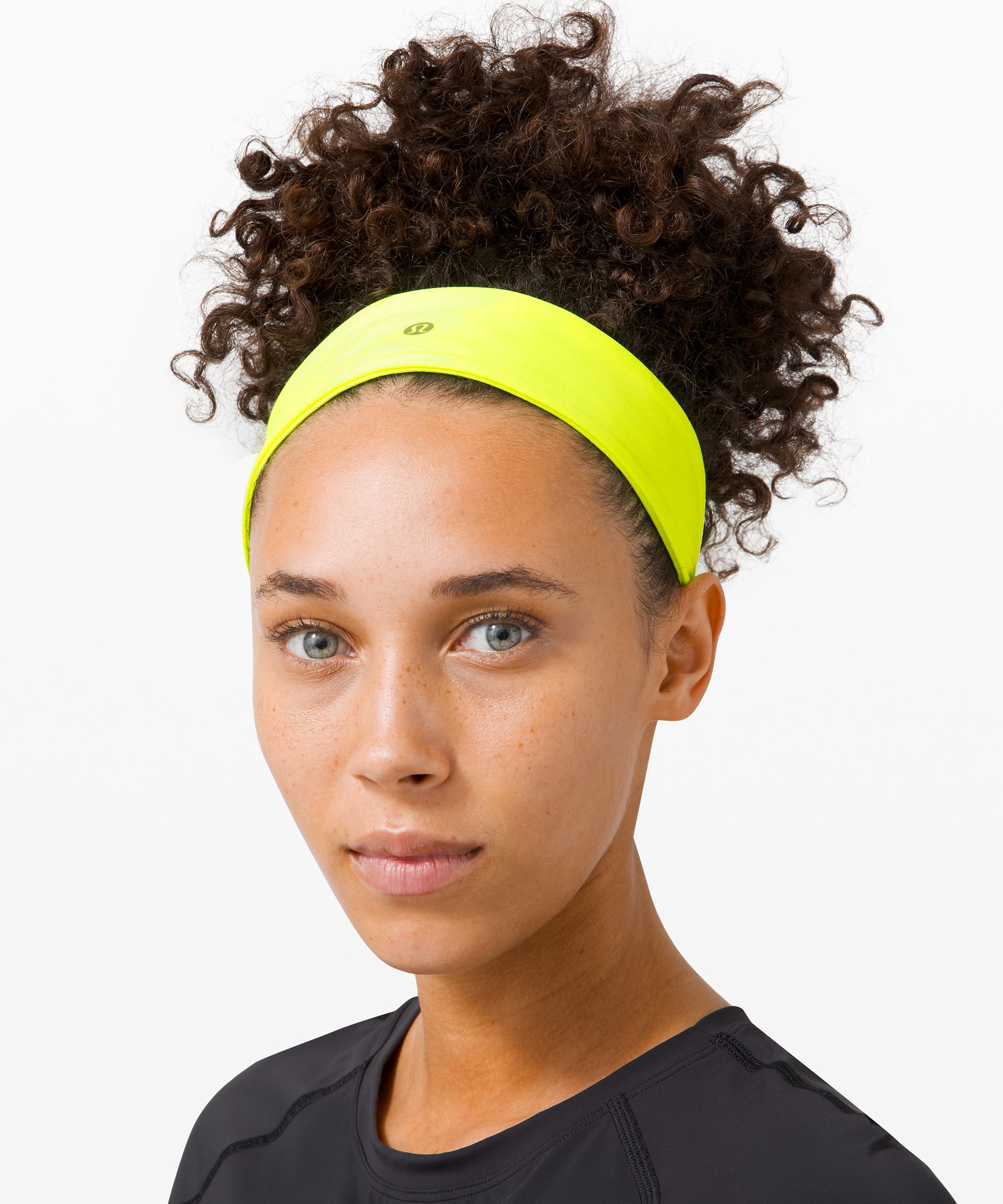 Lululemon Fly Away Tamer Headband Ii *luxtreme In Yellow