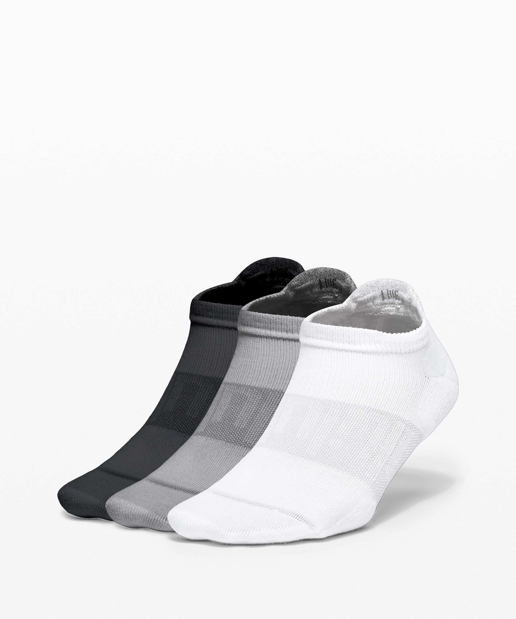 LULULEMON DAILY STRIDE LOW-ANKLE SOCKS MULTI-COLOUR WORDMARK 3 PACK