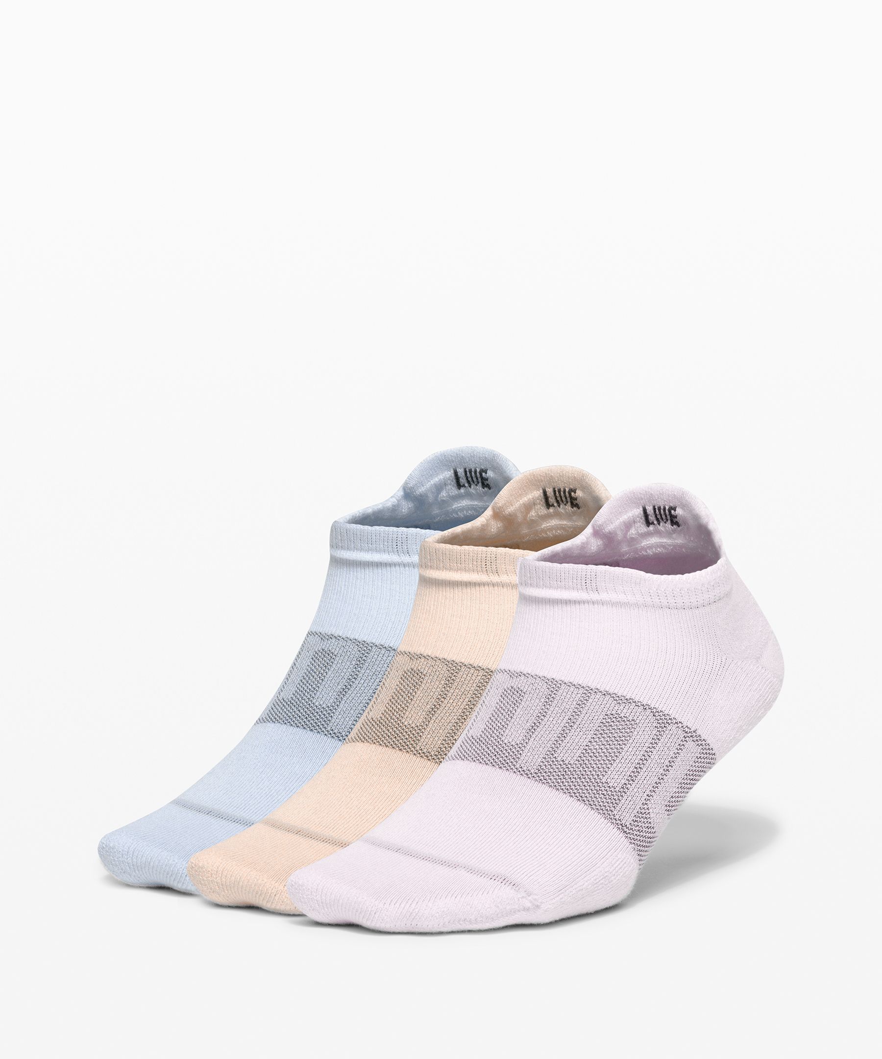 Lululemon Daily Stride Low Ankle Sock *3 Pack In Printed