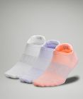 Women's Daily Stride Comfort Low-Ankle Socks Multi-Colour Wordmark *3 Pack