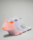 Women's Daily Stride Comfort Low-Ankle Socks Multi-Colour Wordmark *3 Pack