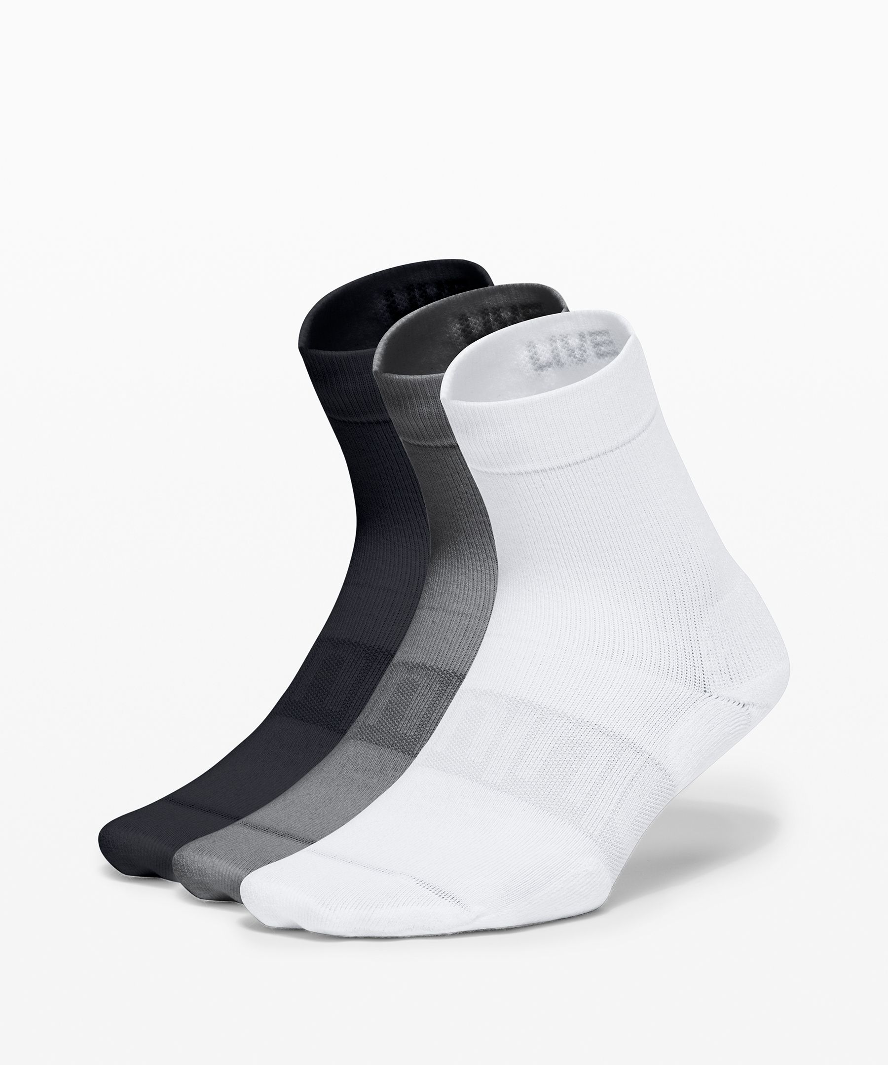 Lululemon Daily Stride Mid Crew Socks 3 Pack