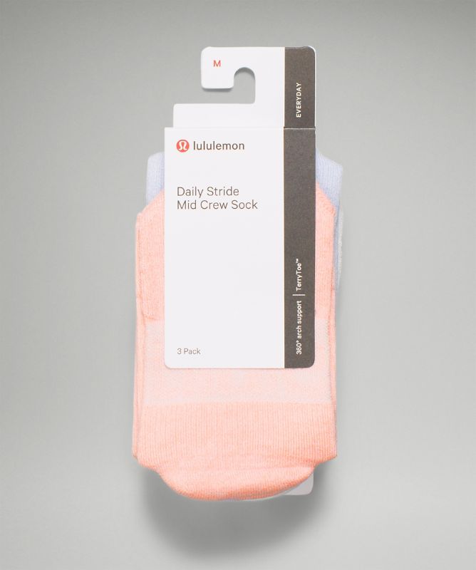 Women's Daily Stride Mid-Crew Sock 3 Pack