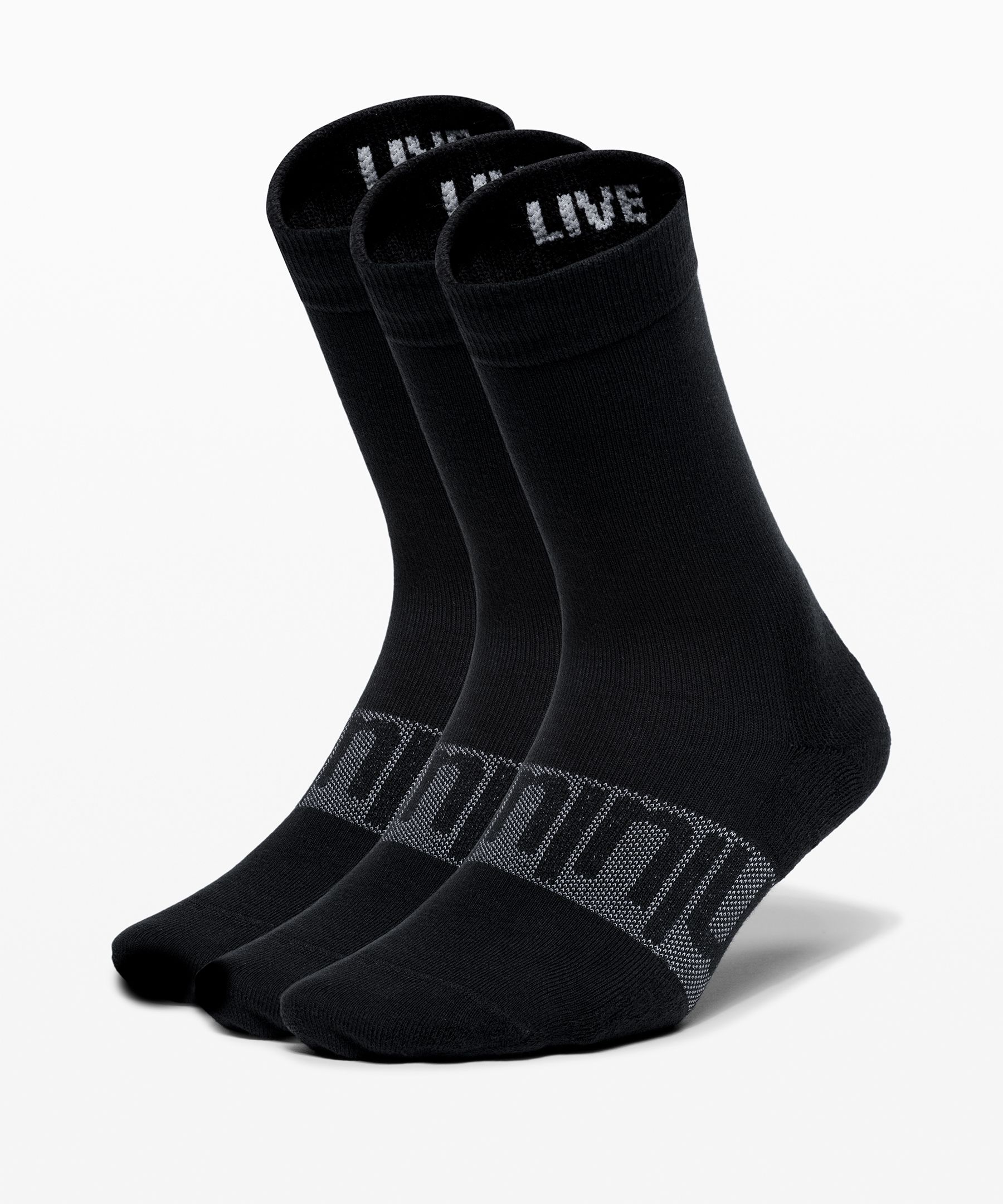 Lululemon Daily Stride Crew Socks 3 Pack