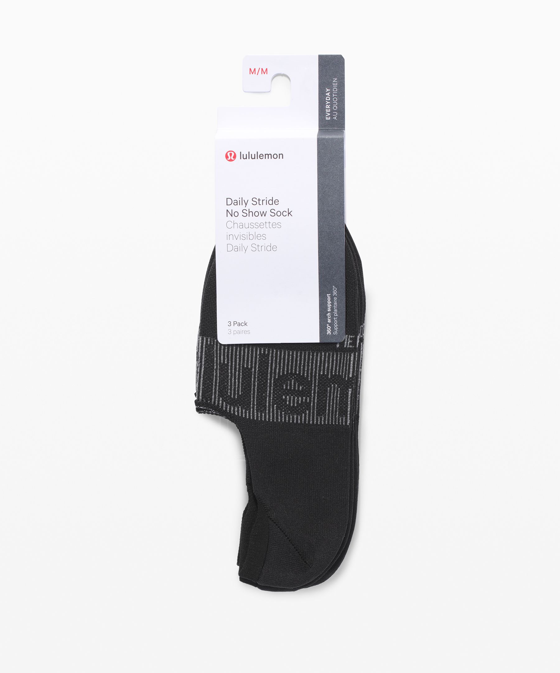 Lululemon athletica Women's Daily Stride Comfort No-Show Sock *3 Pack, Socks