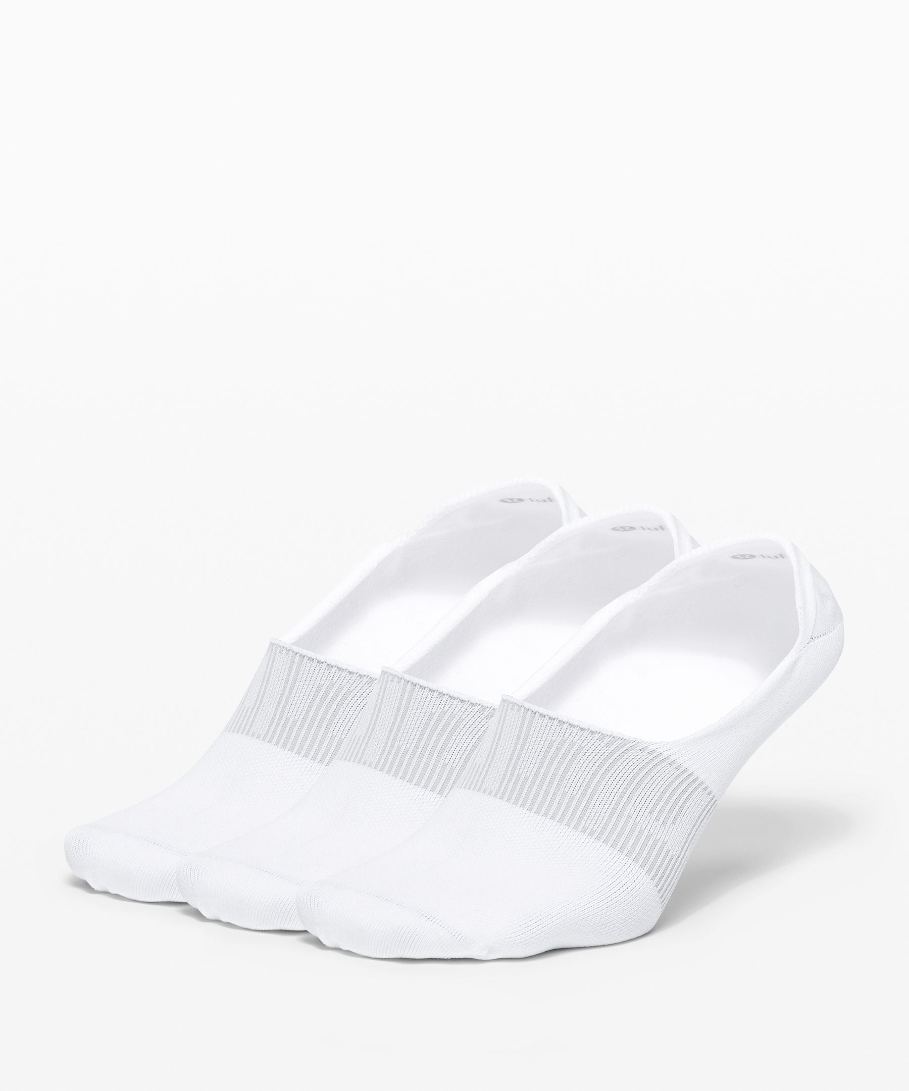 Lululemon Daily Stride No-show Socks 3 Pack In White