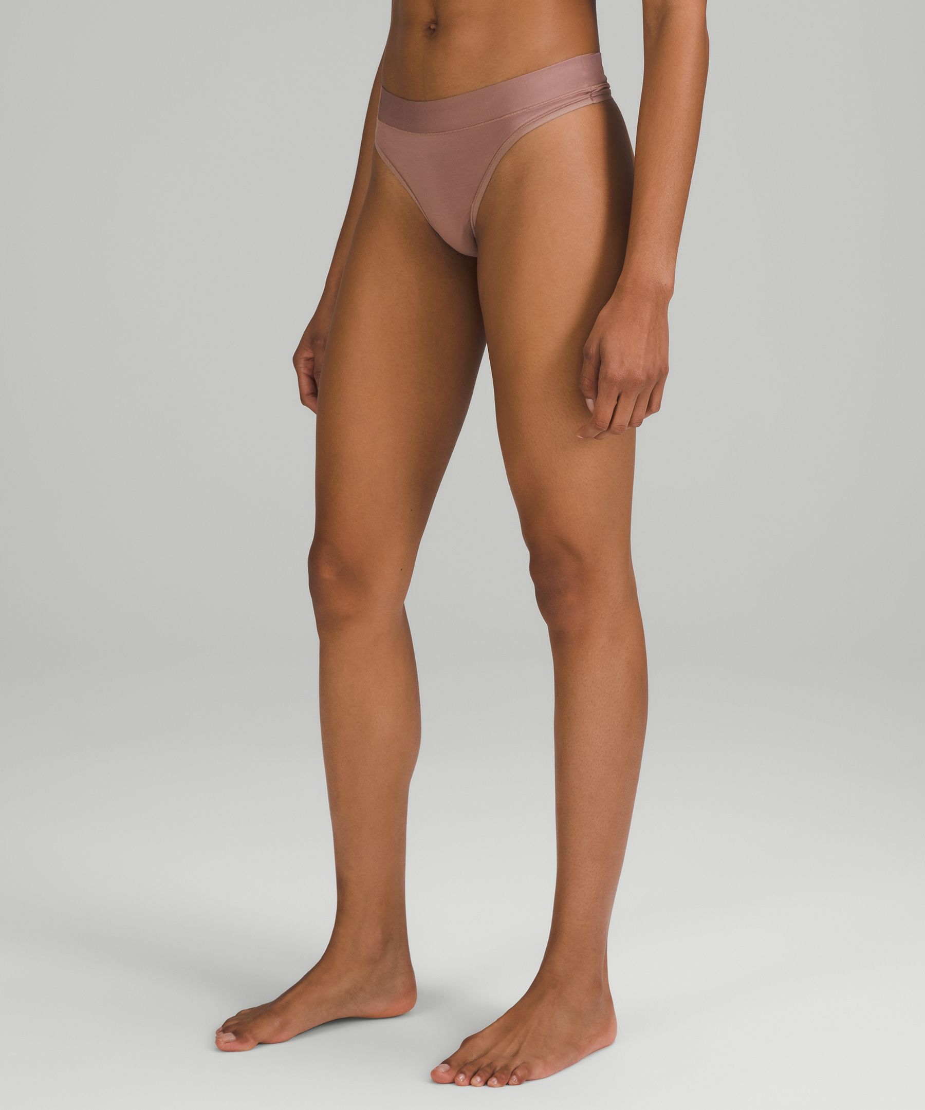 Fits Everybody High Waisted thong - Umber