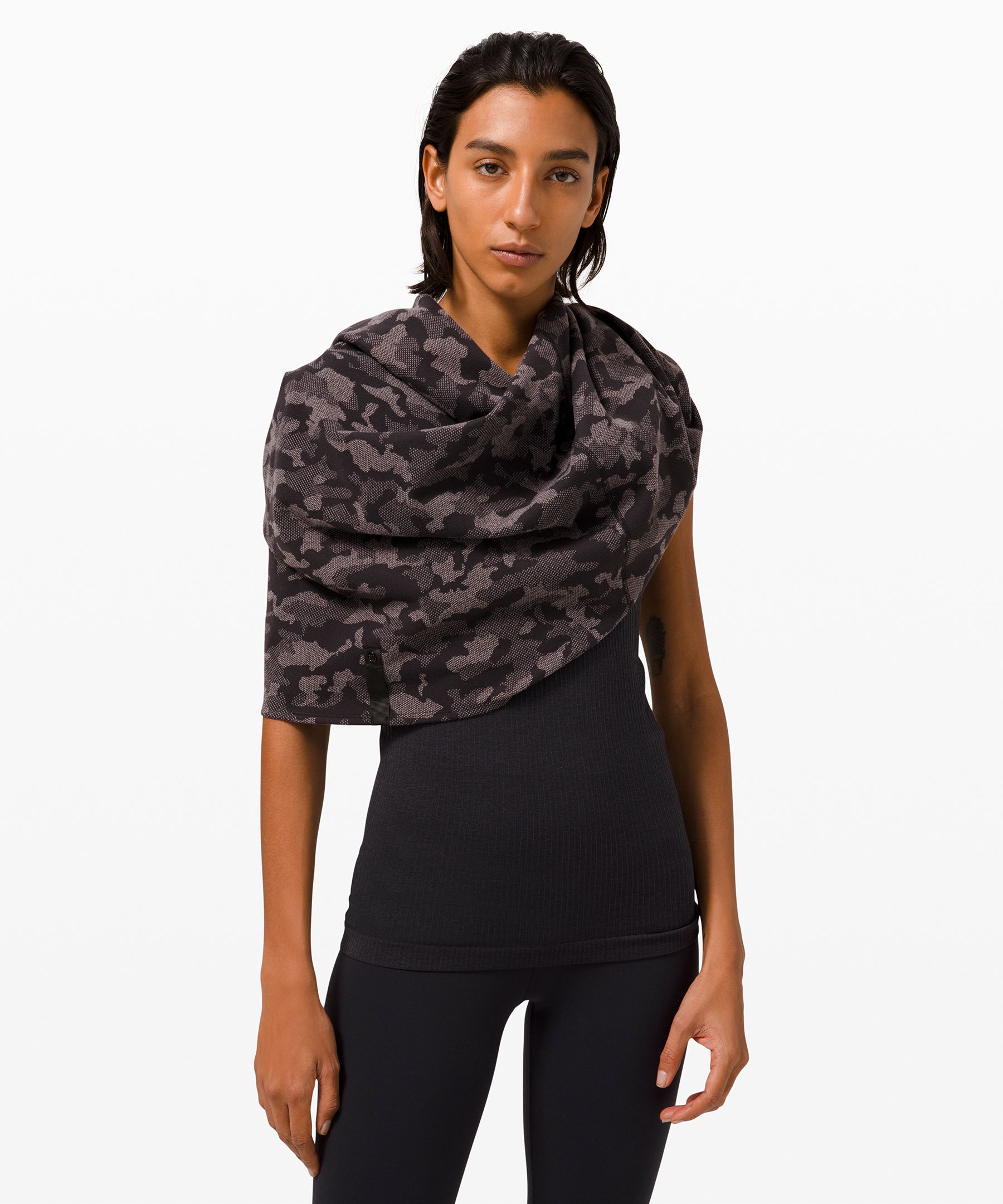 Lululemon Vinyasa Scarf Rulu Heathered Herringbone Slate : Buy Online at  Best Price in KSA - Souq is now : Fashion