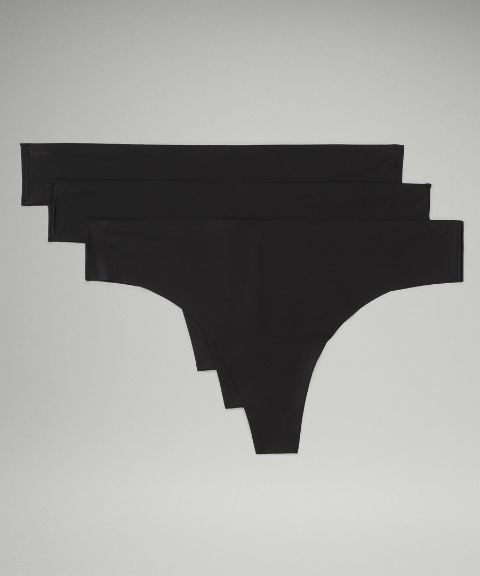 Женские трусы-стринги Lululemon InvisiWear Mid-Rise, 3 шт