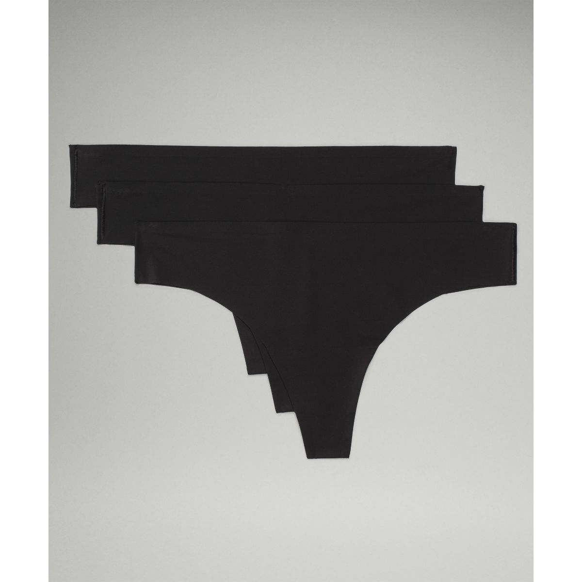 InvisiWear Mid-Rise Thong Underwear 3 Pack