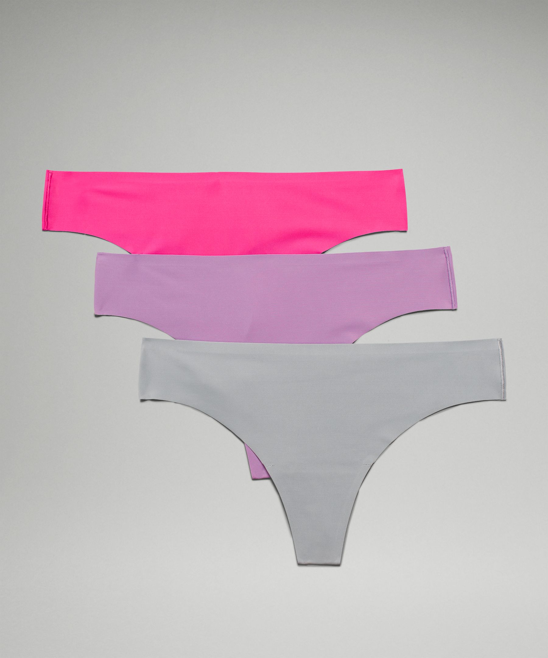 Lululemon InvisiWear Mid Rise Thong Underwear 3 Pack - 132158582
