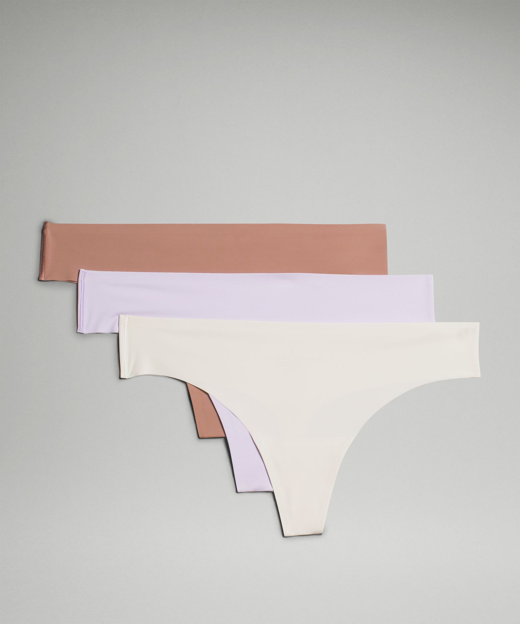 Lululemon Invisiwear Mid-rise Thong Underwear 3 Pack