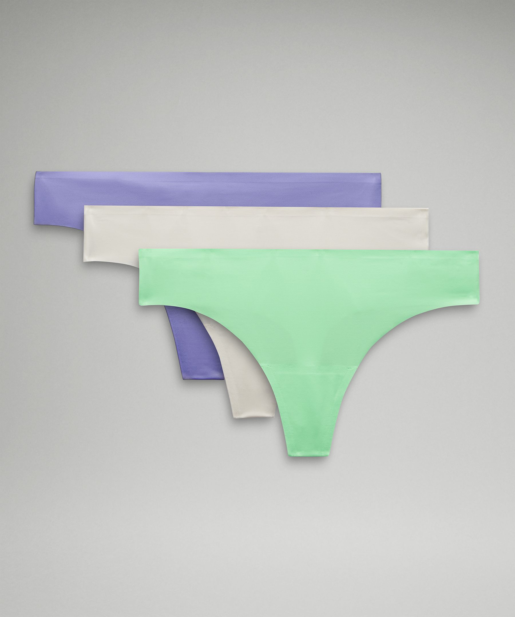 InvisiWear Mid-Rise Thong Underwear