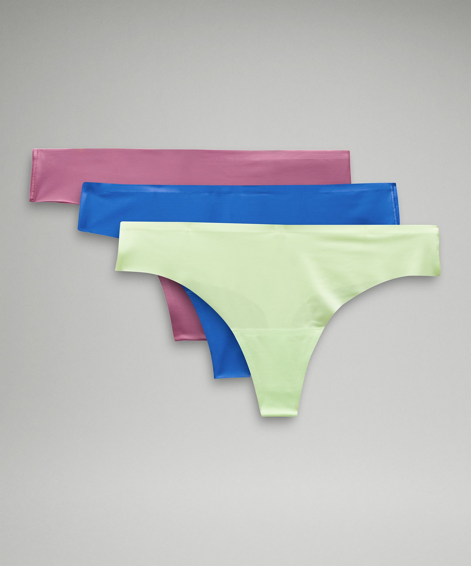 lululemon athletica, Intimates & Sleepwear, Lululemon Invisiwear Midrise  Thong Underwear 3 Pack