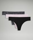 InvisiWear Mid-Rise Thong Underwear *3 Pack
