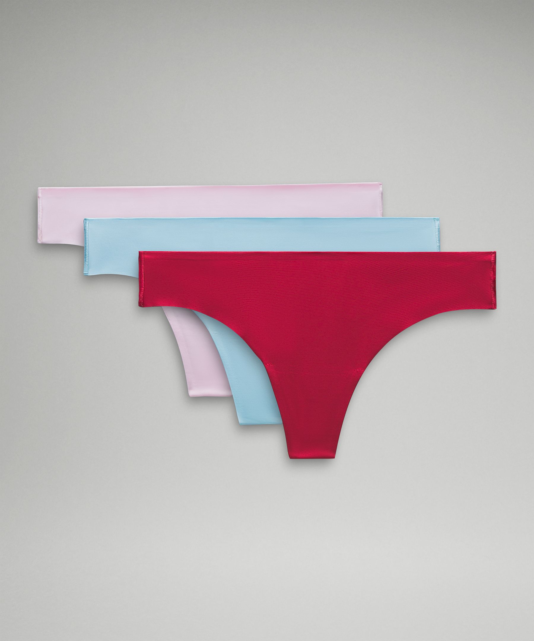 InvisiWear Mid-Rise Thong Underwear