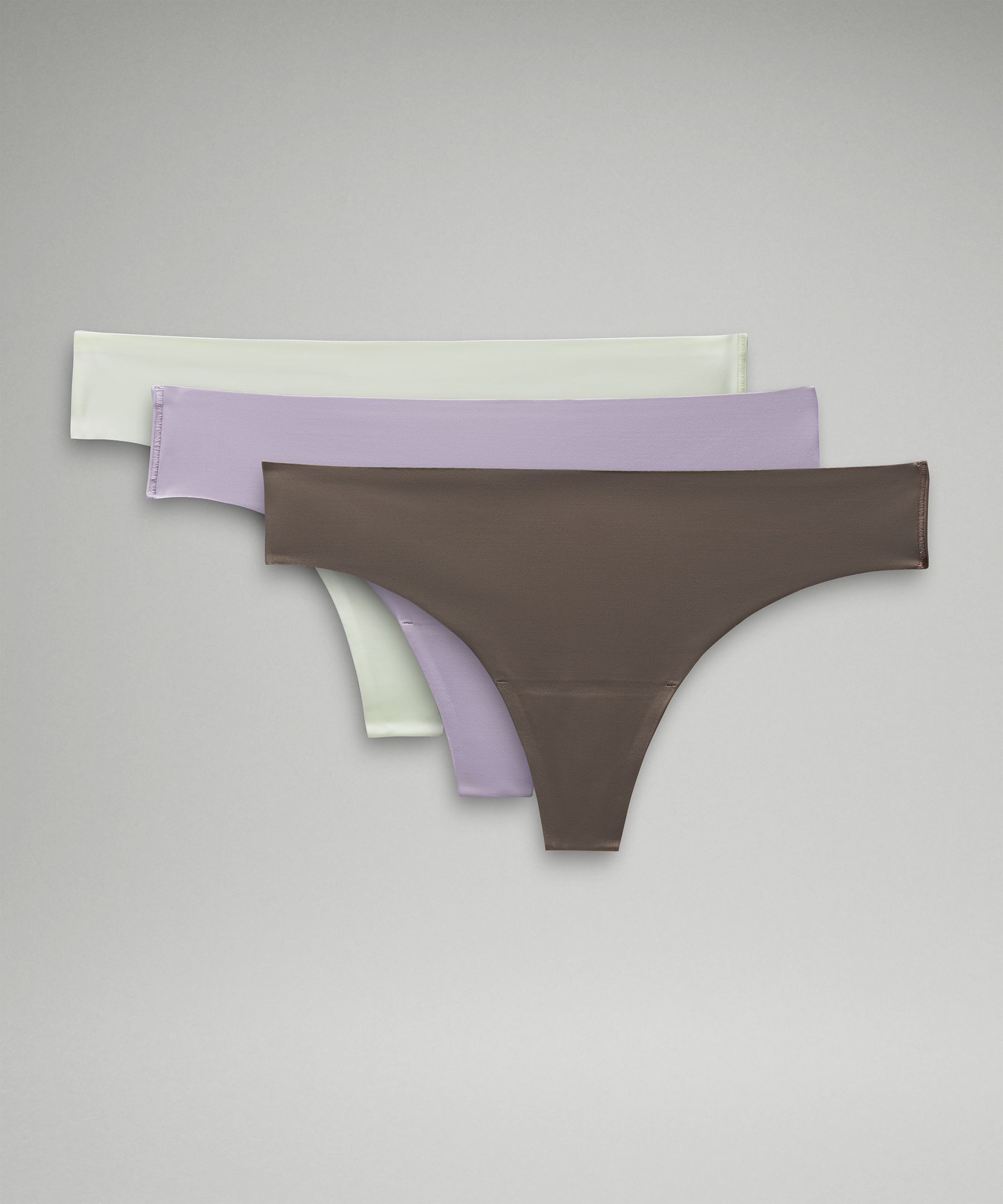 Lululemon Invisiwear Mid-Rise Thong Underwear *3 Pack - Big Apple