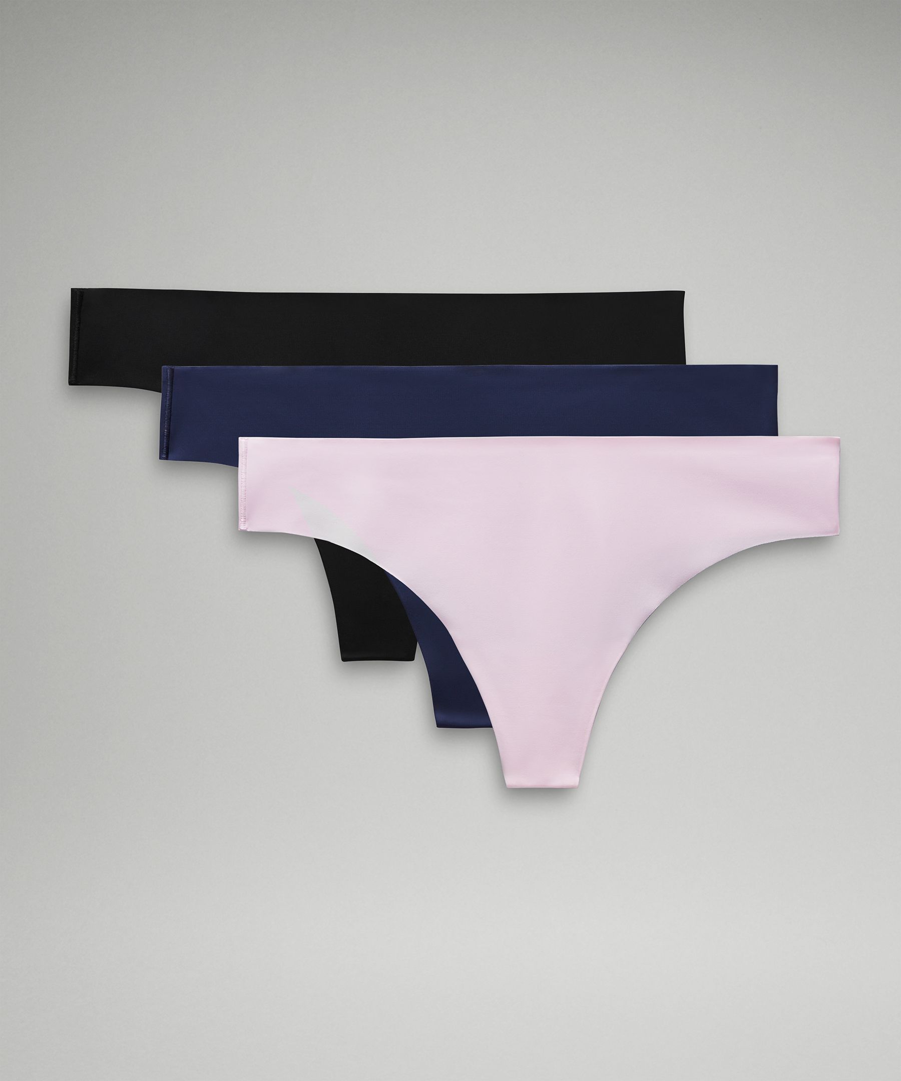 InvisiWear Mid-Rise Thong Underwear *3 Pack, Women's Underwear