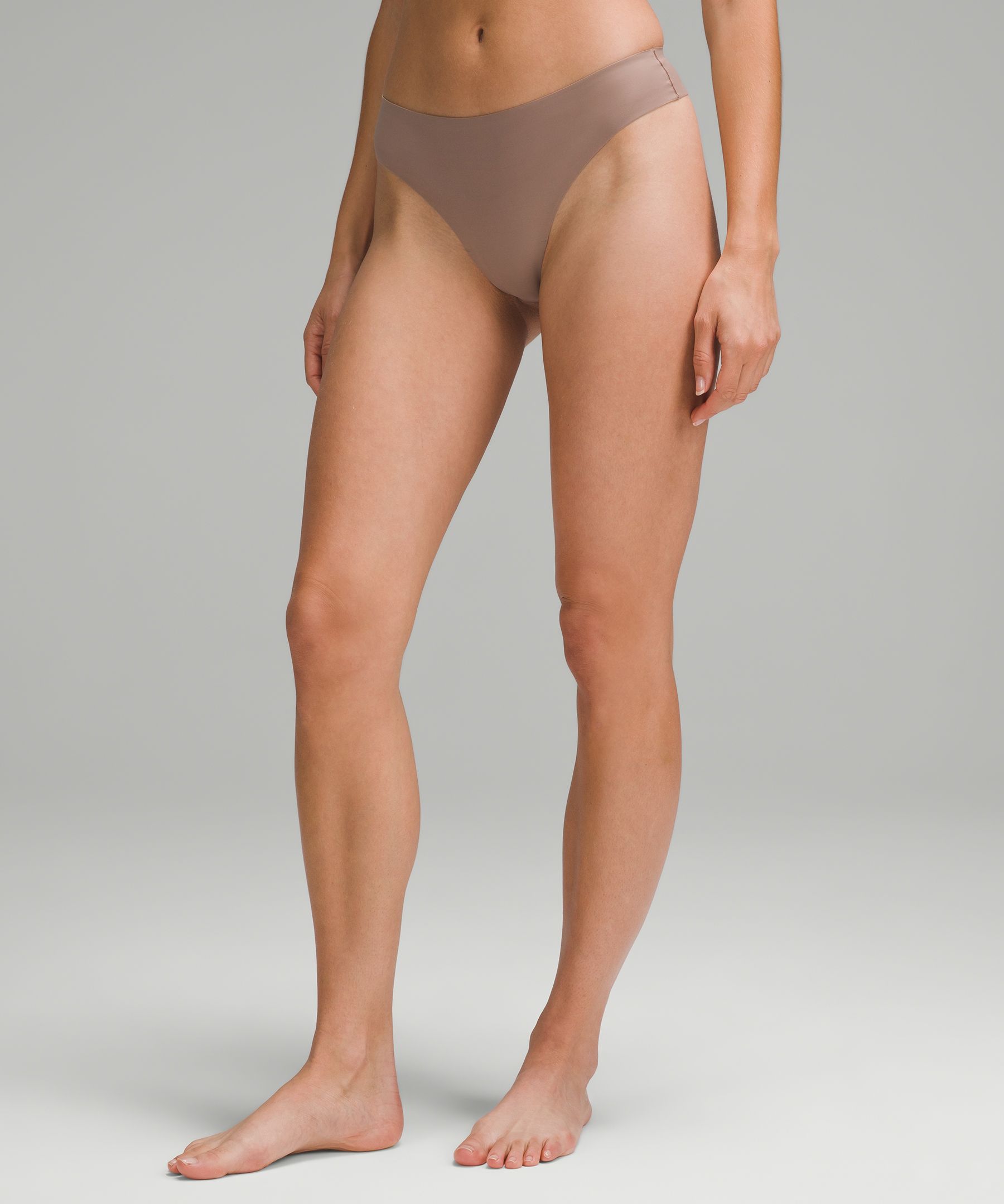 Shop Lululemon Invisiwear Mid-rise Thong Underwear 3 Pack