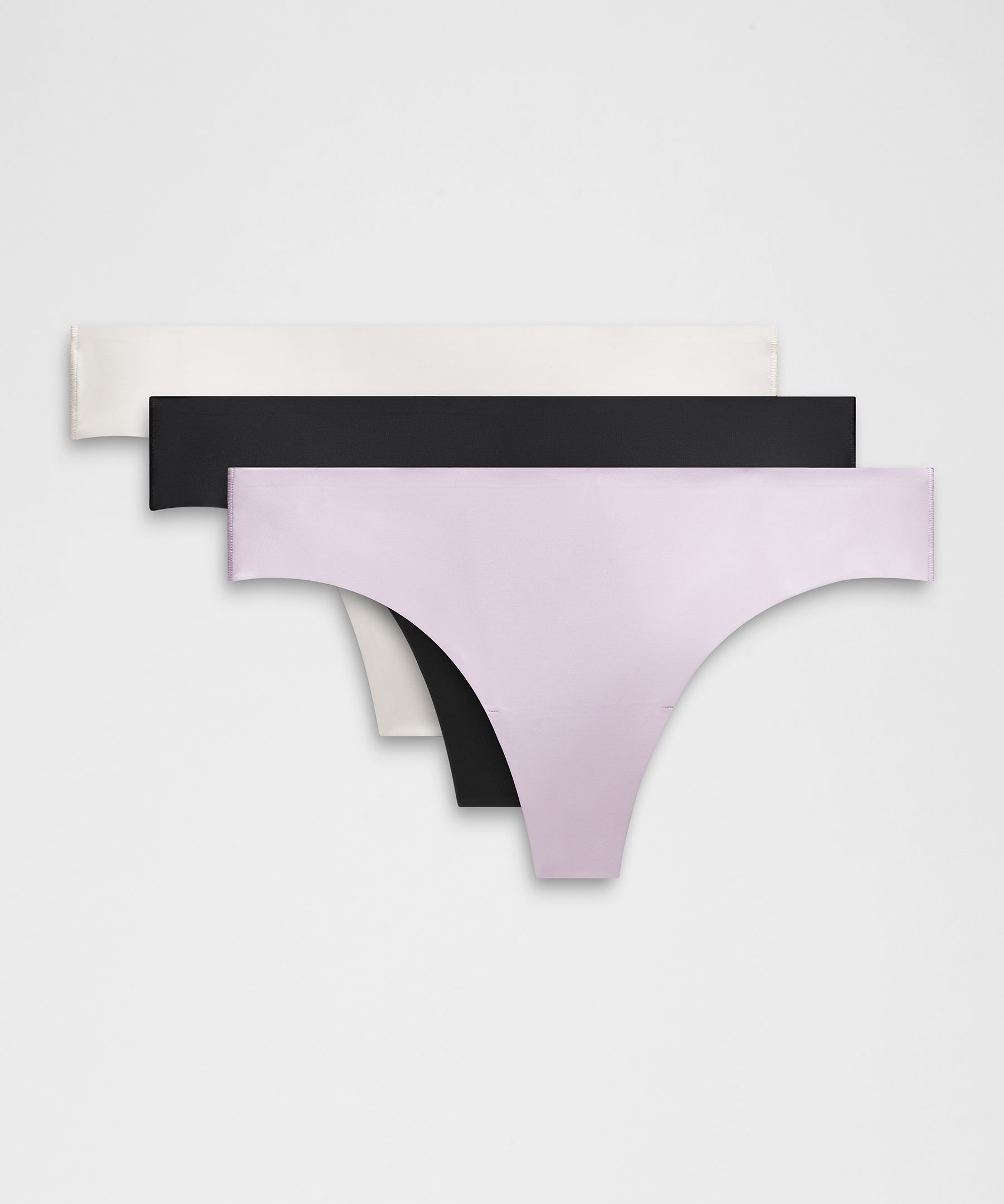 InvisiWear Mid-Rise Thong Underwear *3 Pack