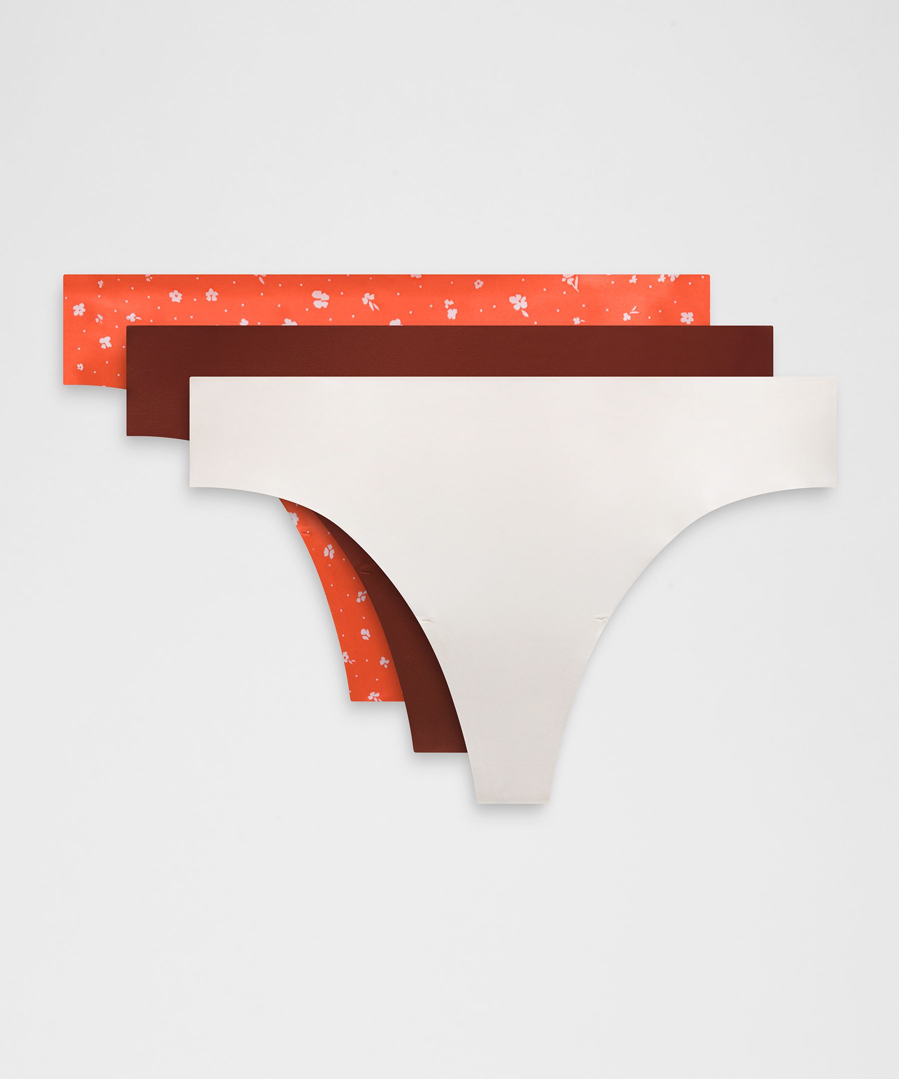 InvisiWear Mid-Rise Thong Underwear