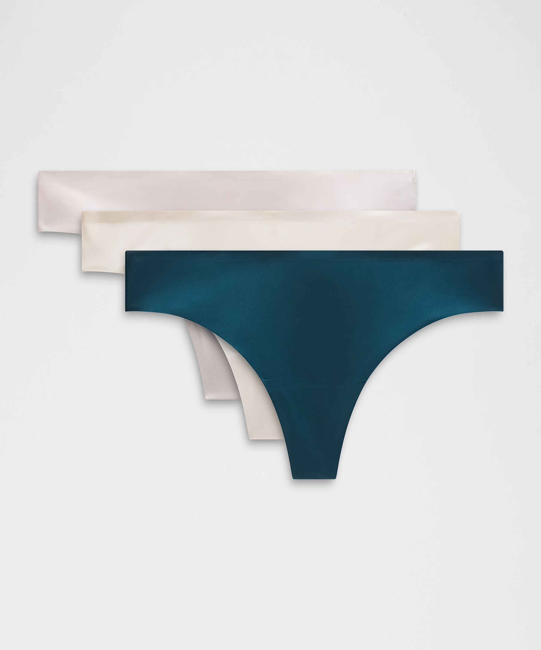 Ropa interior InvisiWear tanga de tiro medio *Paquete de 3